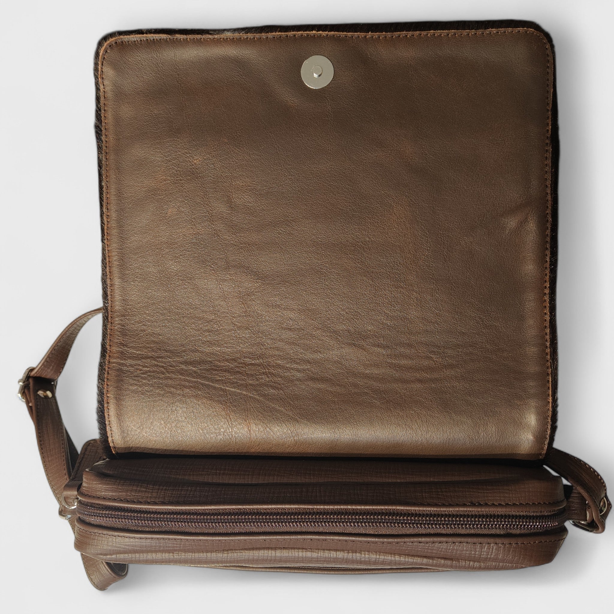 Pelletteria Pelle Nuda Milano, Artigianato Italiano, Vera pelle, Negozio borse donna, Aida marrone cavallino