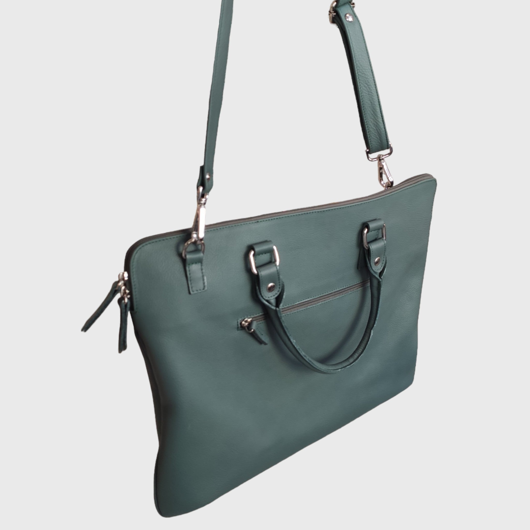 Pelletteria Pelle Nuda Milano, Vera pelle, Artigianato italiano, Alessia borsa porta computer