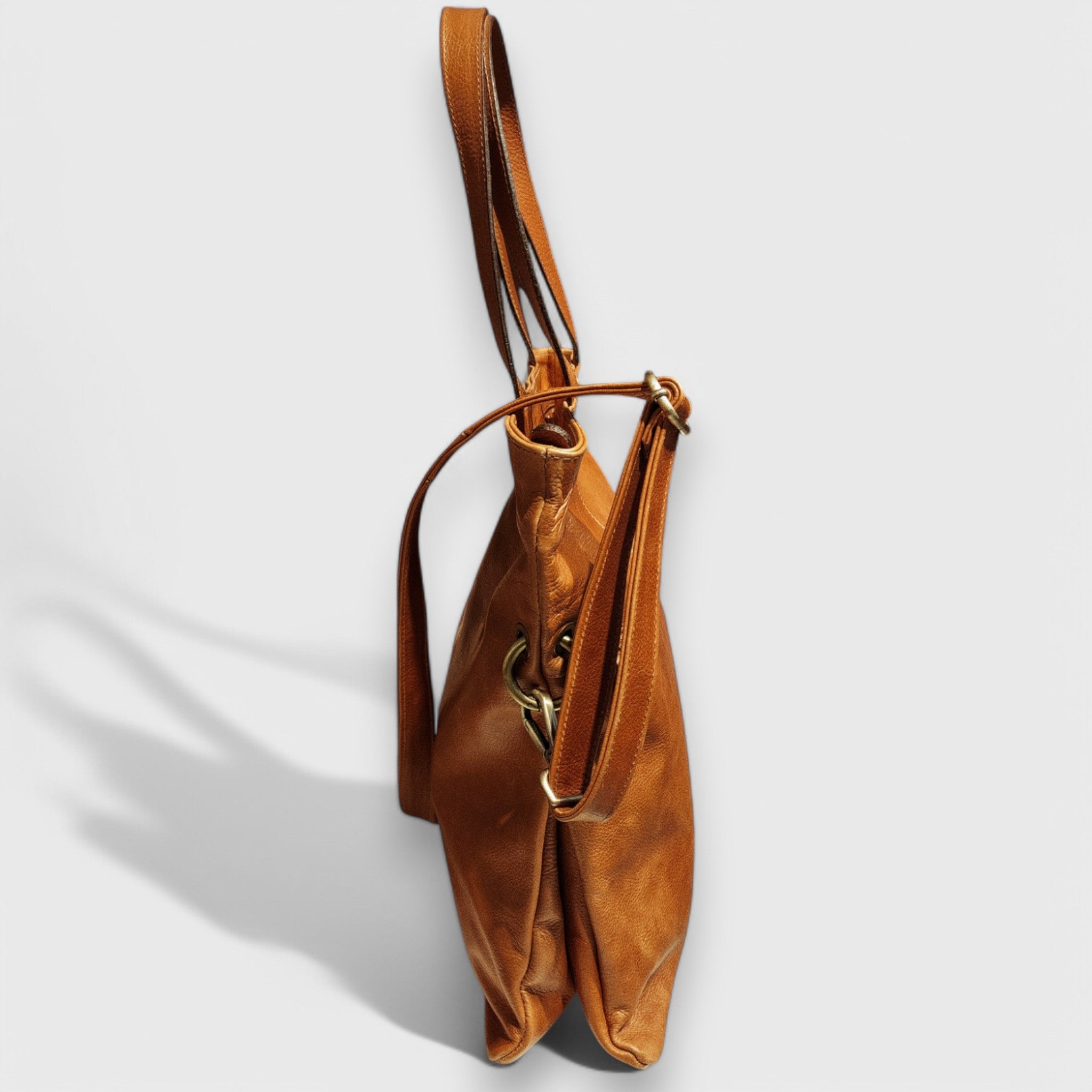 Pelletteria Pelle Nuda Milano, Artigianato Italiano, Vera pelle, Negozio borse donna, Alice marrone