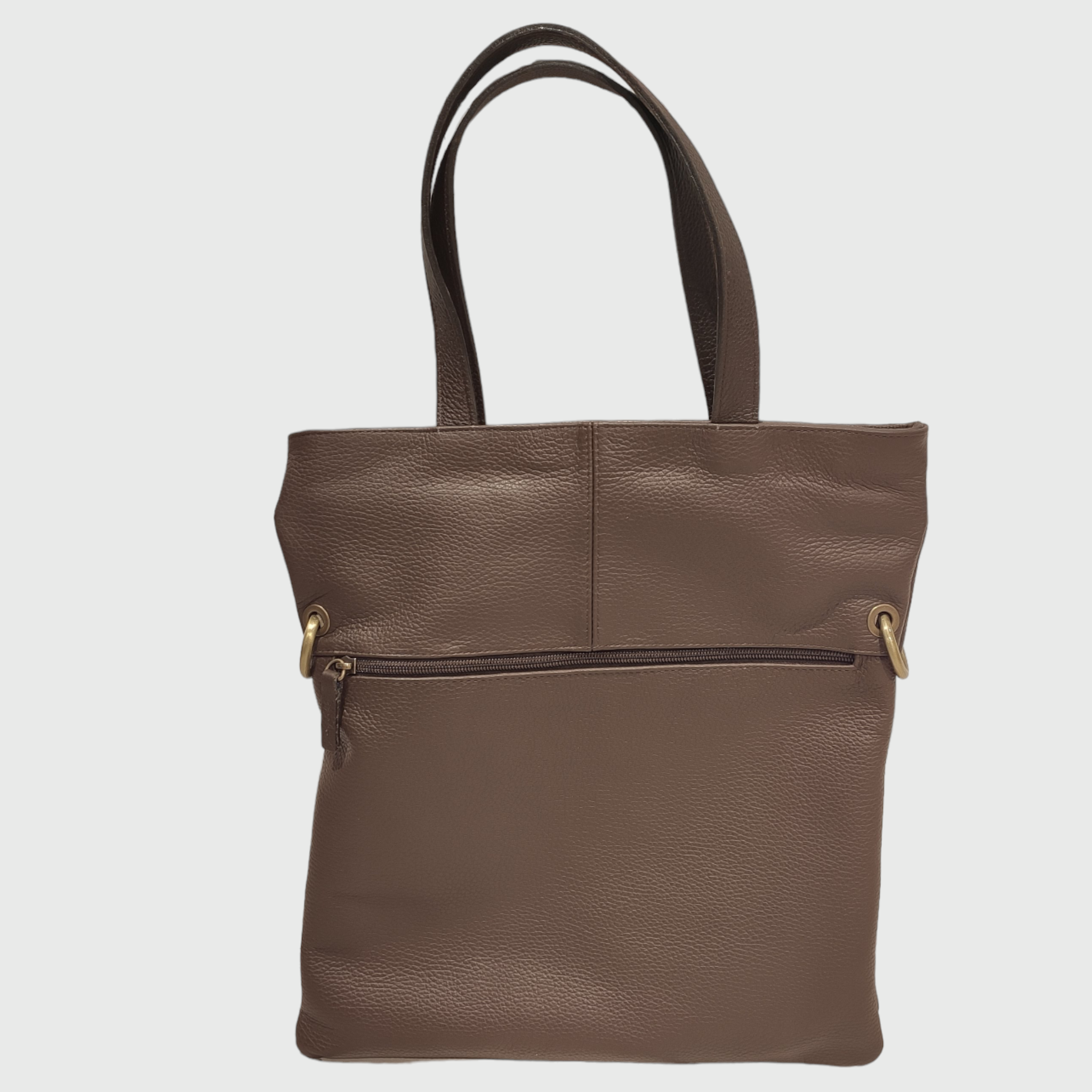 Borsa donna, borsa in pelle, vera pelle, Alice Marrone, artigianato italiano, Pelle Nuda