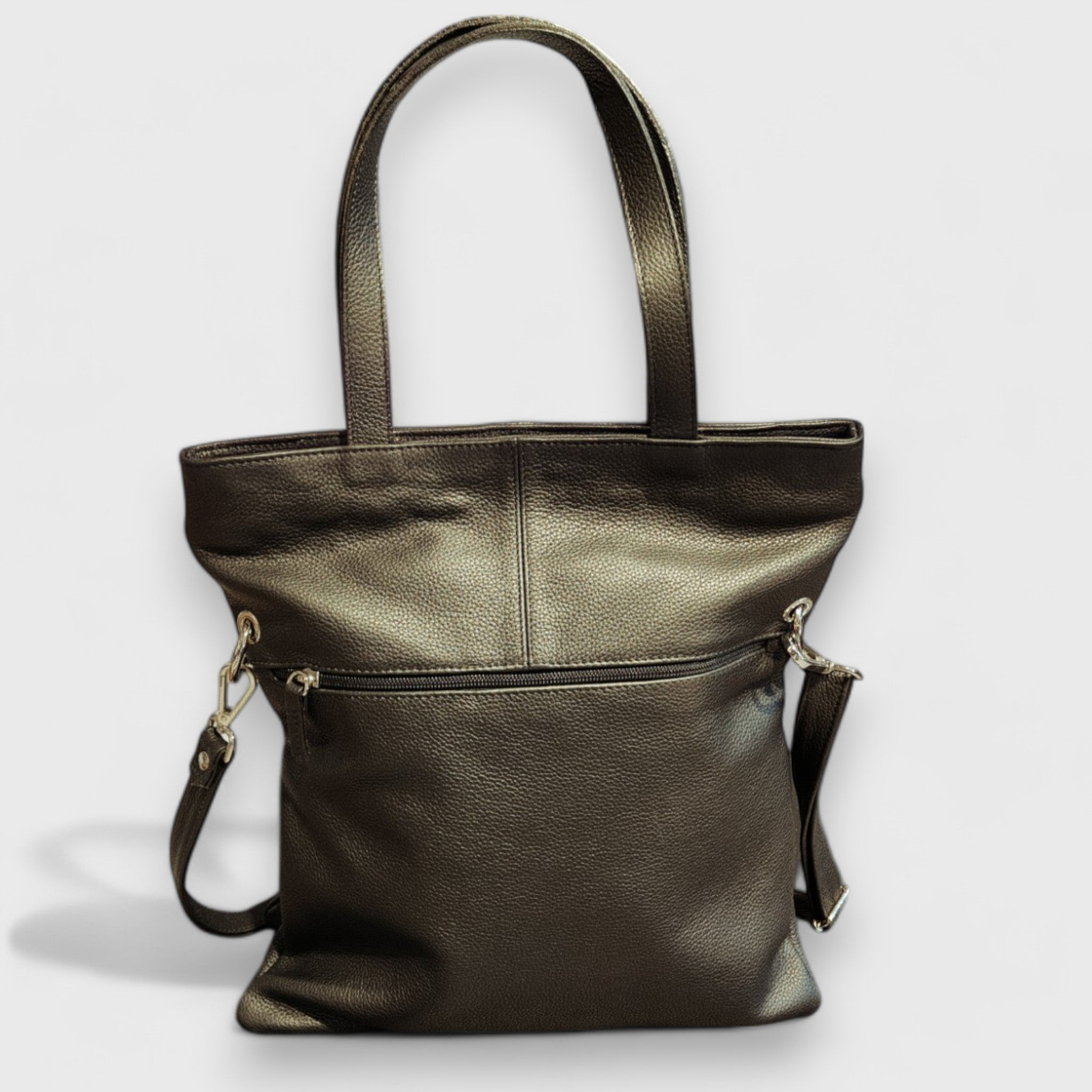 Pelletteria Pelle Nuda Milano, artigianato italiano, vera pelle, negozio borse donna, Alice nero