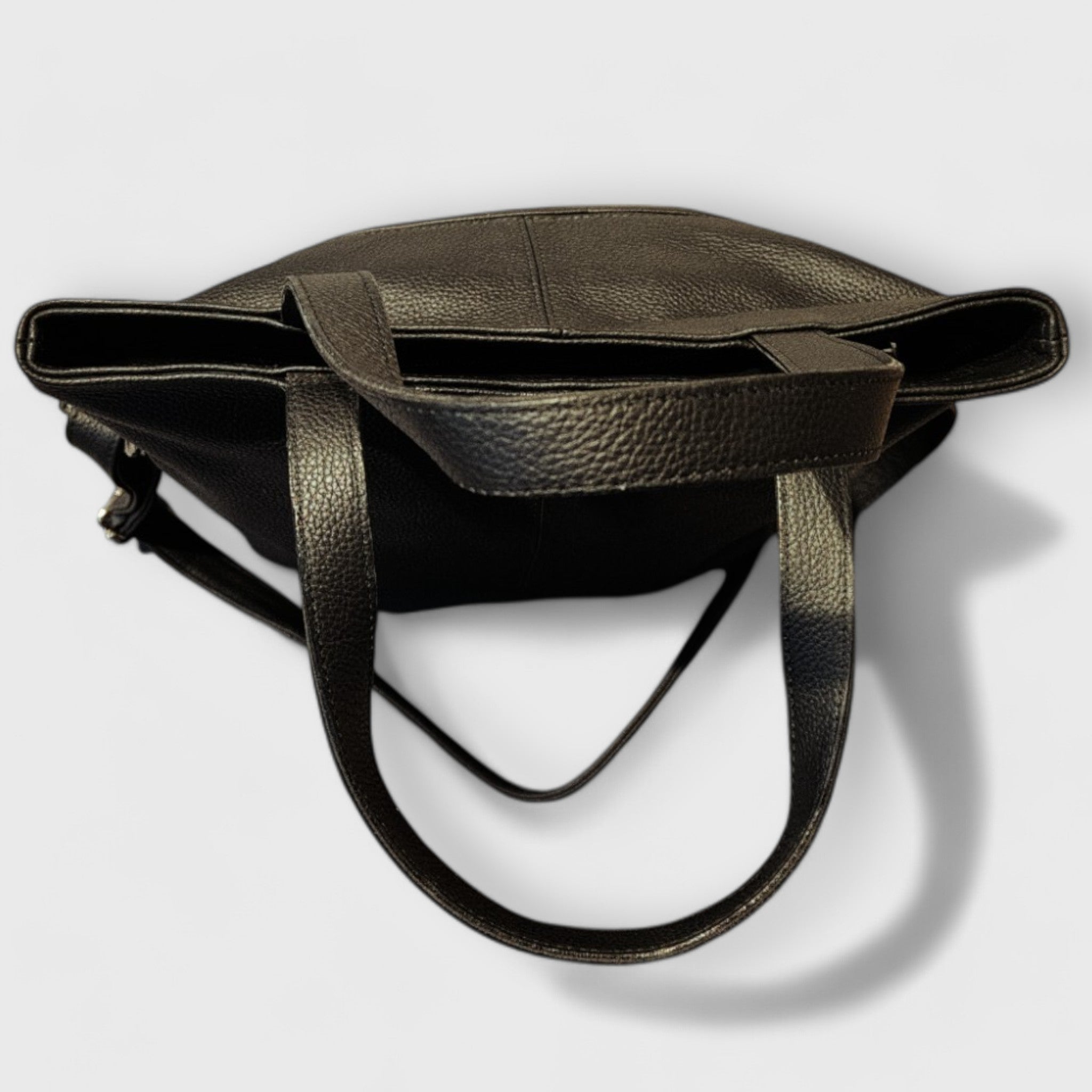 Pelletteria Pelle Nuda Milano, artigianato italiano, vera pelle, negozio borse donna, Alice nero