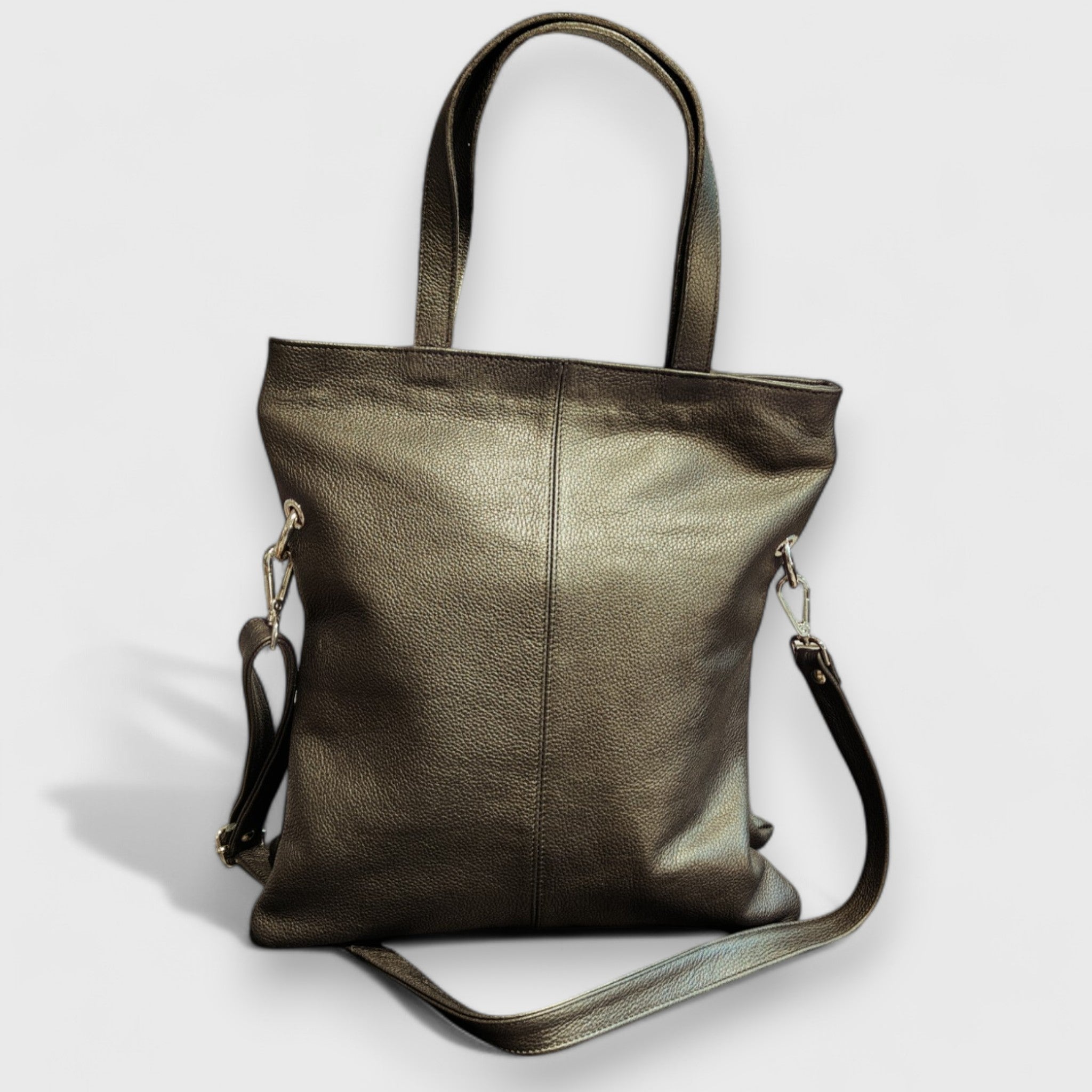 Pelletteria Pelle Nuda Milano, artigianato italiano, vera pelle, negozio borse donna, Alice nero