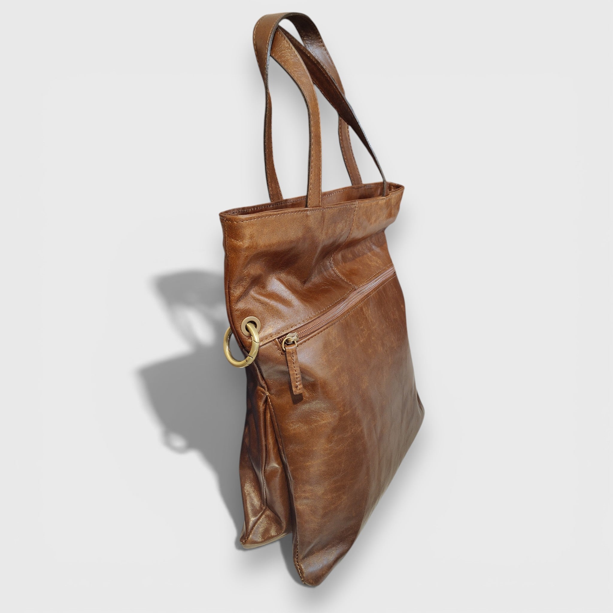 Pelletteria Pelle Nuda Milano, Artigianato Italiano, Vera pelle, Negozio borse donna, Alice testa di moro