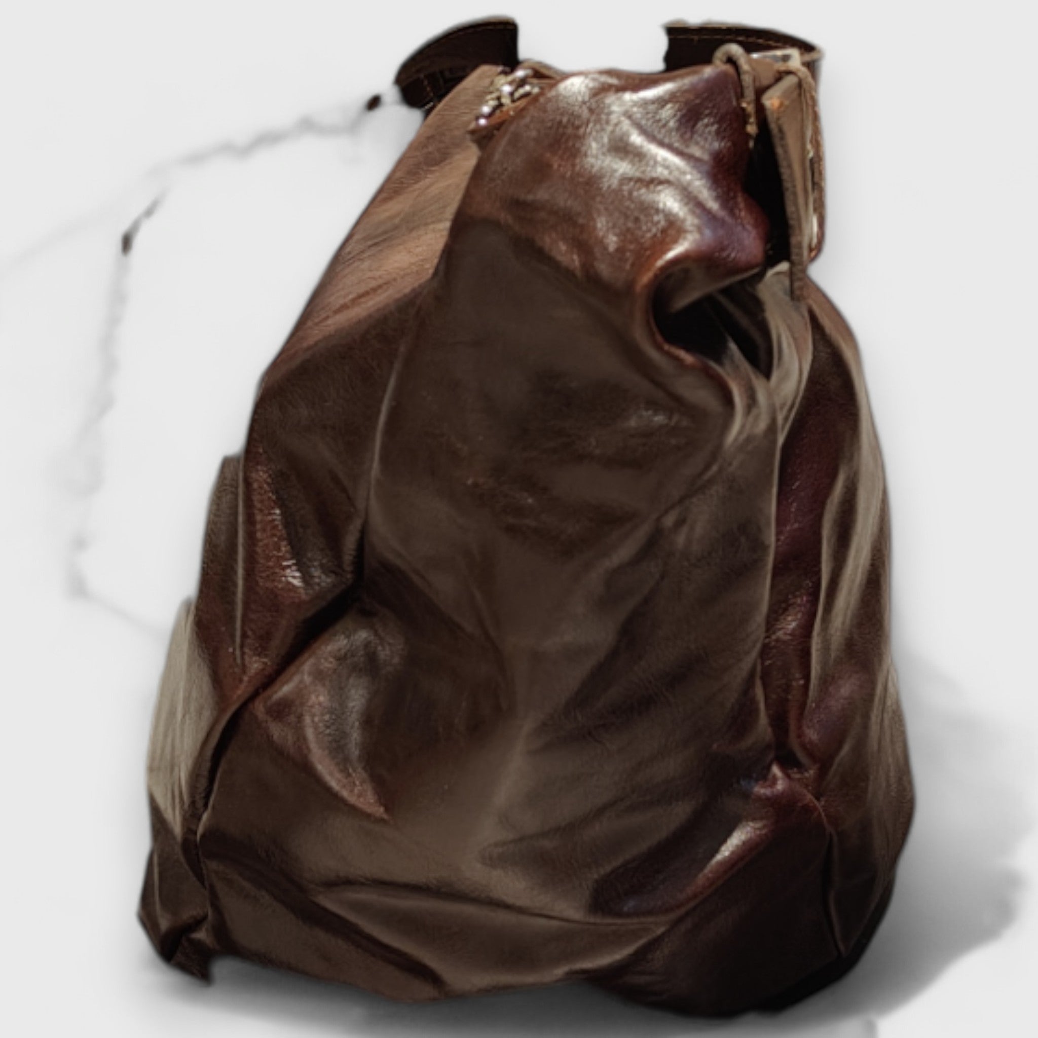 Pelletteria Pelle Nuda Milano, Artigianato Italiano, vera pelle, borsa donna, Amanda marrone