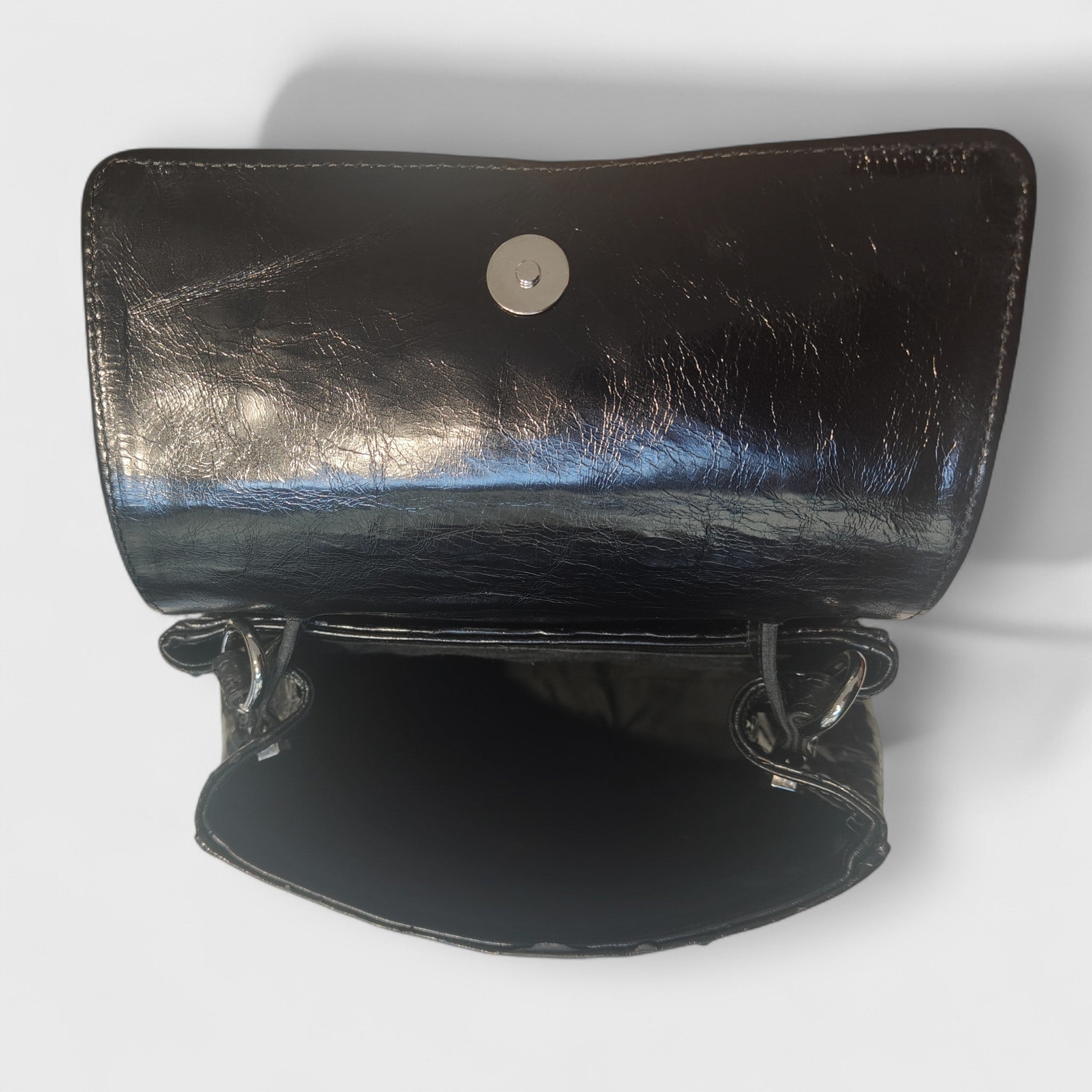Pelletteria Pelle Nuda Milano, Artigianato Italiano, Vera Pelle, Negozio borsa donna, Amor nero in pitone