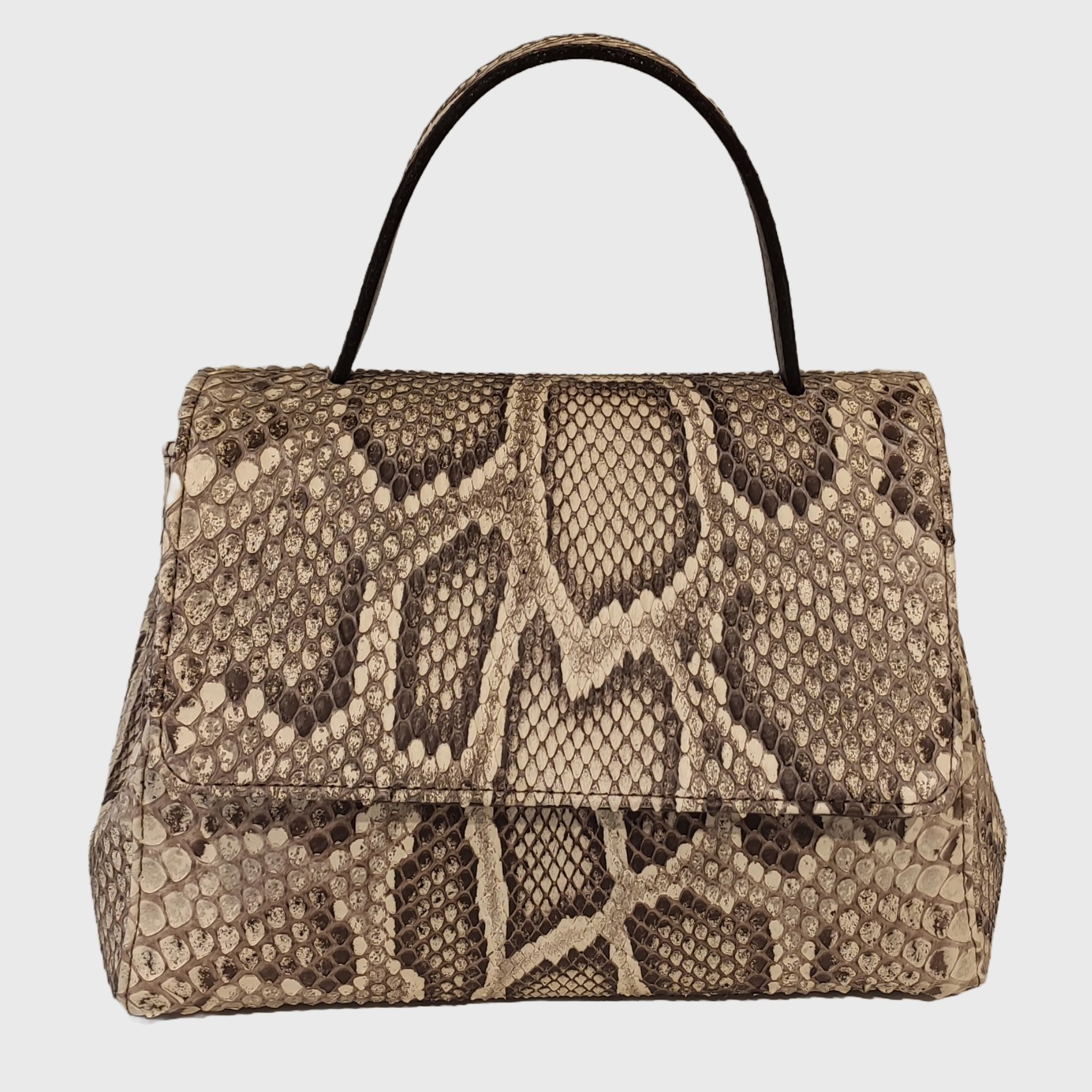 Borsa donna, borsa in pelle, vera pelle, Amor Pitone, artigianato italiano, Pelle Nuda
