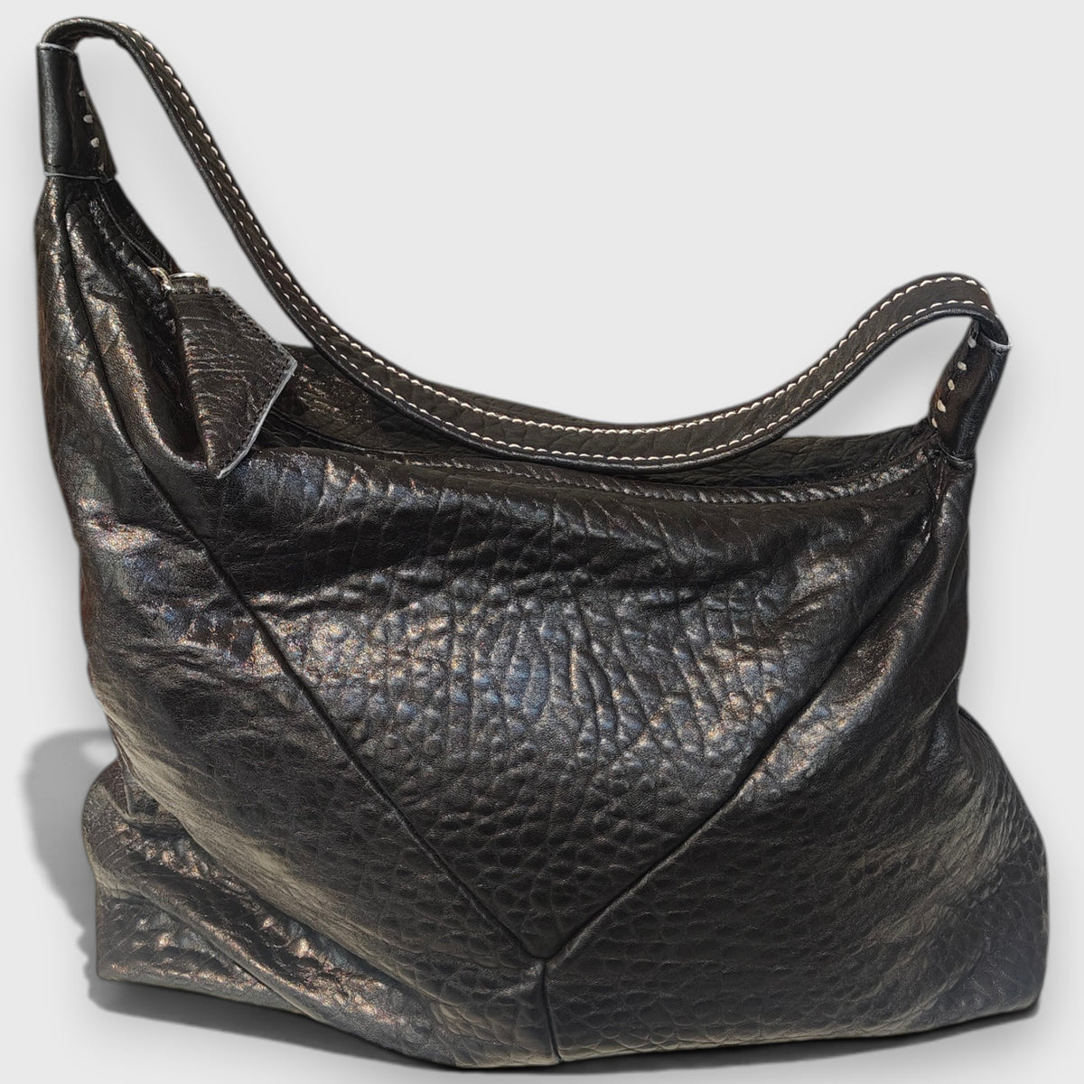 Pelletteria Pelle Nuda Milano, Vera pelle Italiana, Negozio borse donna, Arisa piccola nero