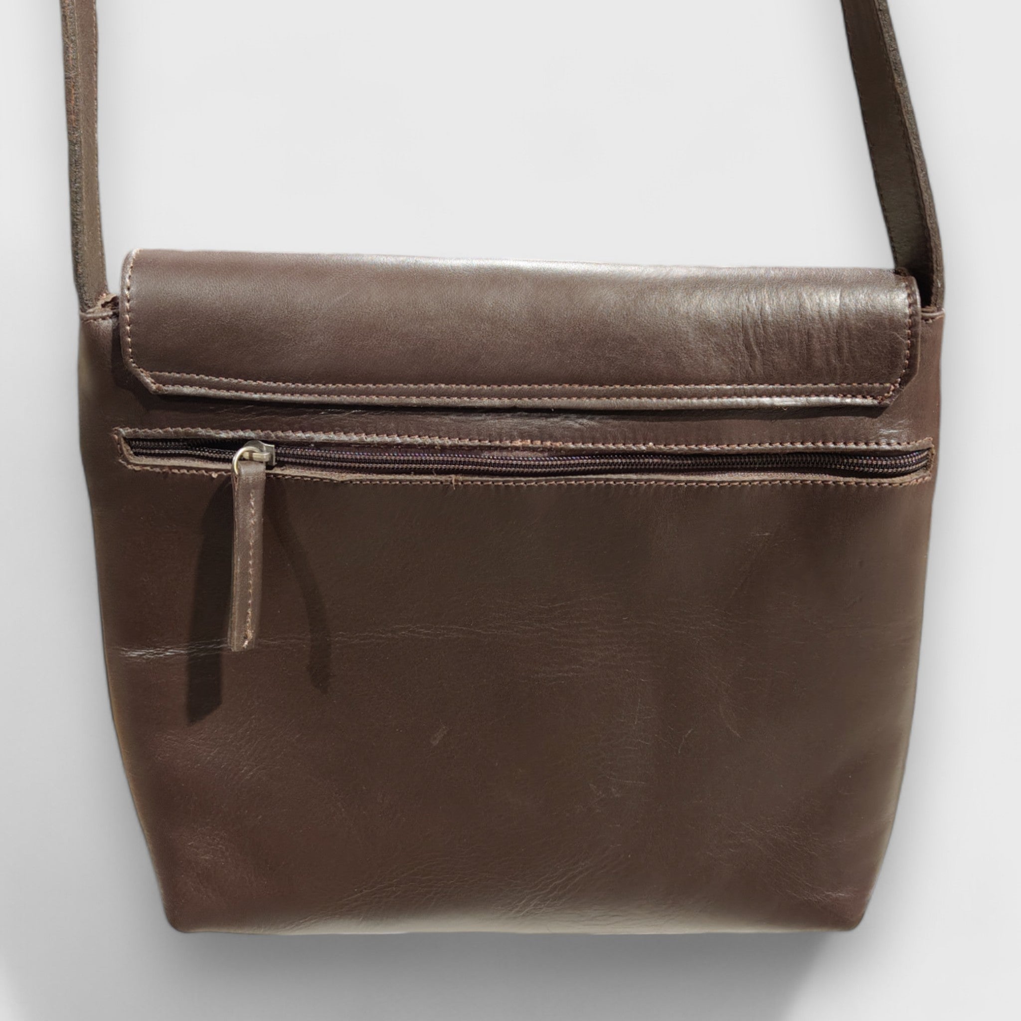 Pelletteria Pelle Nuda Milano, Artigianato Italiano, vera pelle, borsa uomo, Asti marrone