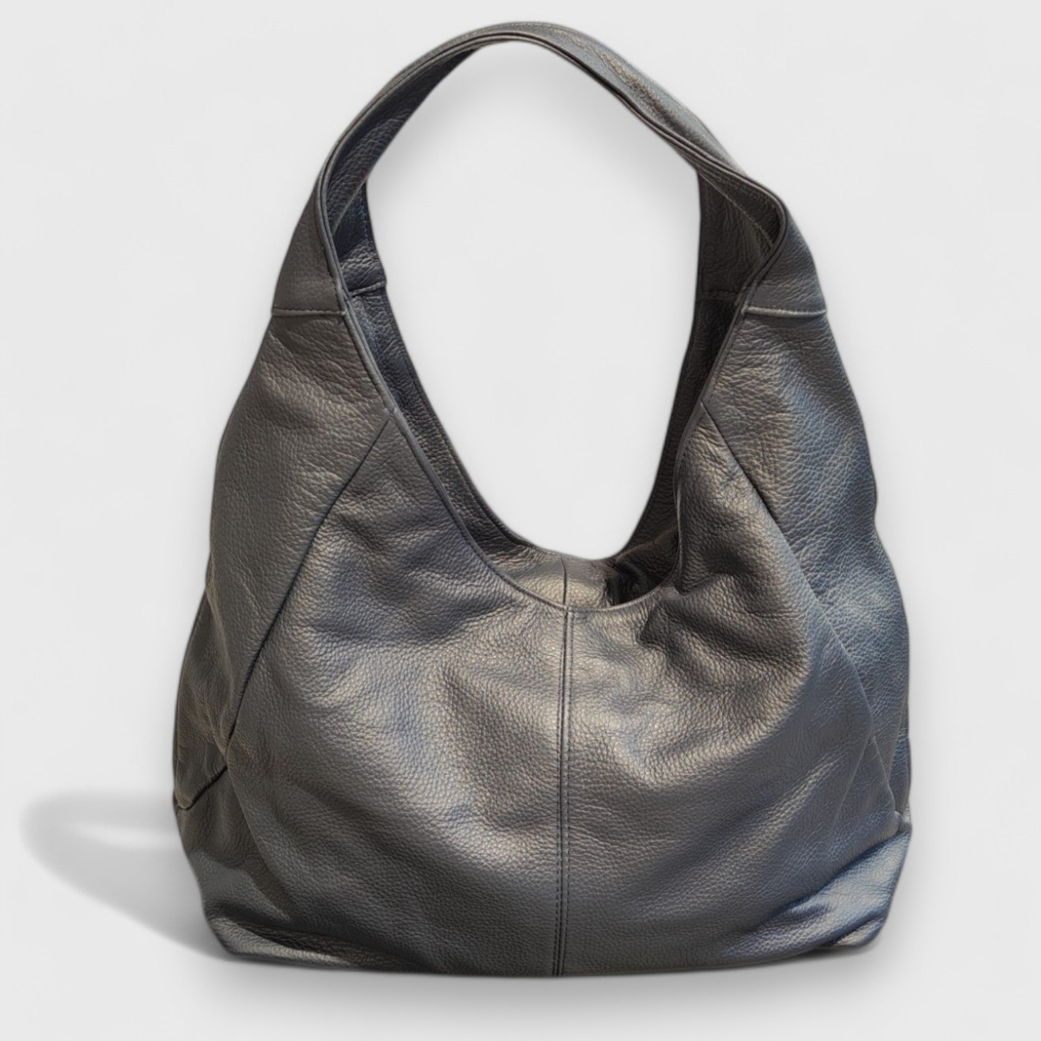 Pelletteria Pelle Nuda Milano, Artigianato Italiano, vera pelle, Borsa donna, Barchetta blu