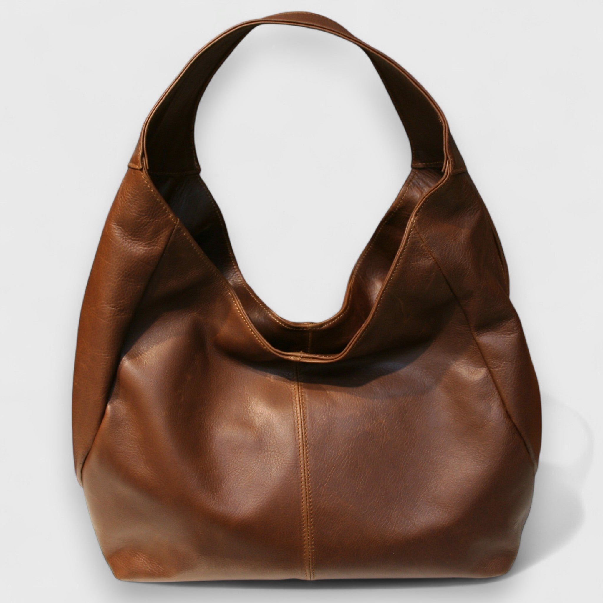 Pelletteria Pelle Nuda Milano, Artigianato Italiano, Vera Pelle, Negozio borse donna, Barchetta marrone