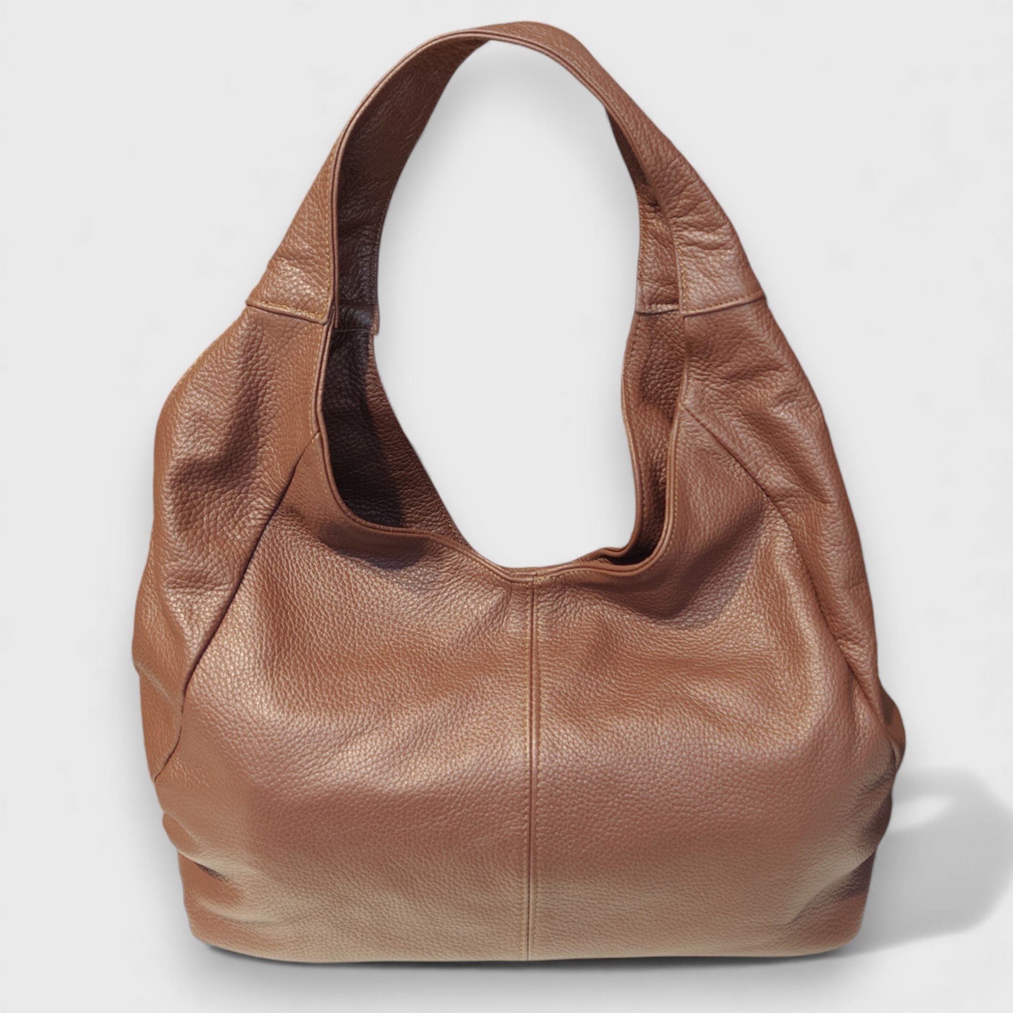 Pelletteria Pelle Nuda Milano, Artigianato Italiano, Vera pelle, Negozio borse donna, Barchetta marrone