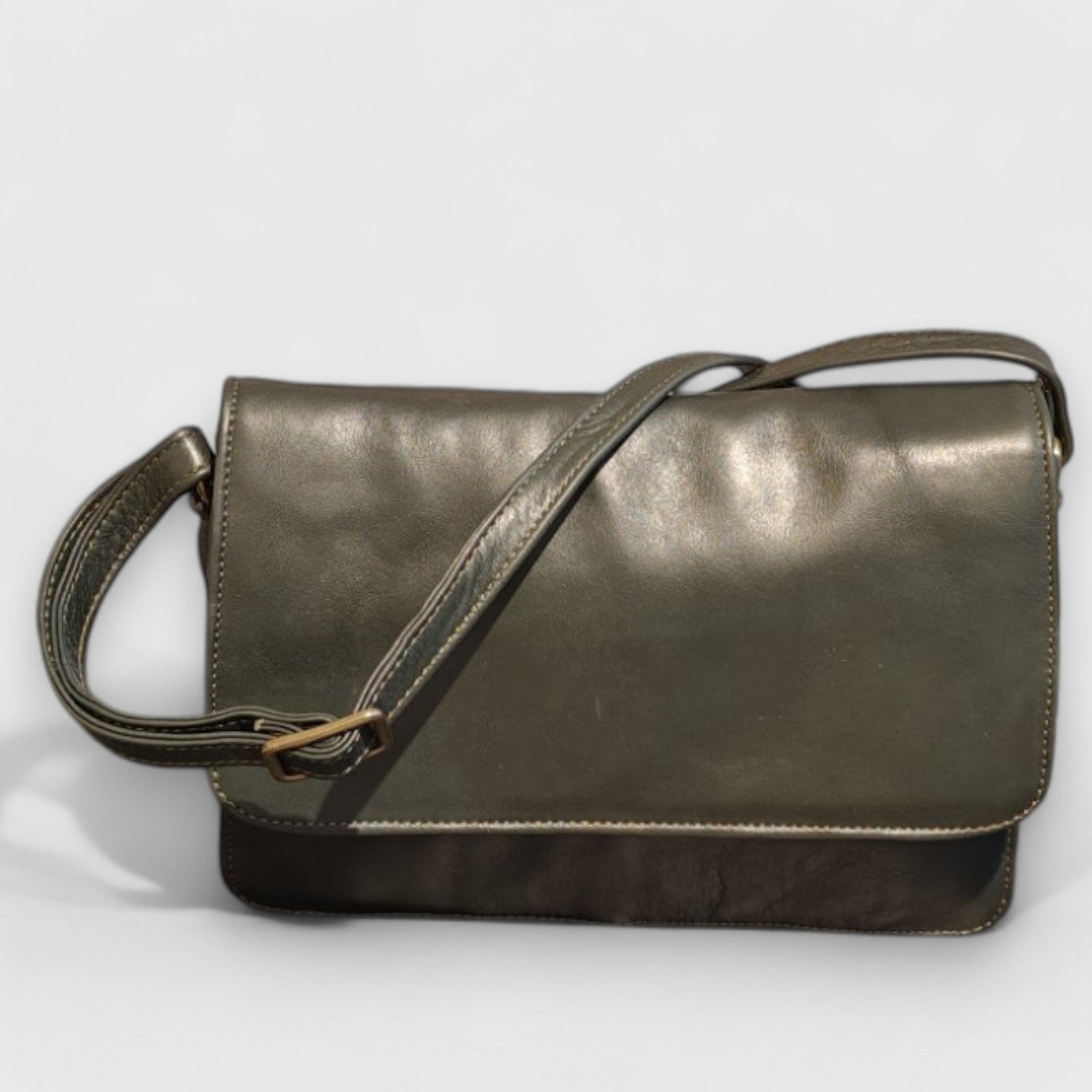 Pelletteria Pelle Nuda Milano, Artigianato italiano, vera pelle, Borsa donna, Tracolla, Big Tre soffietti