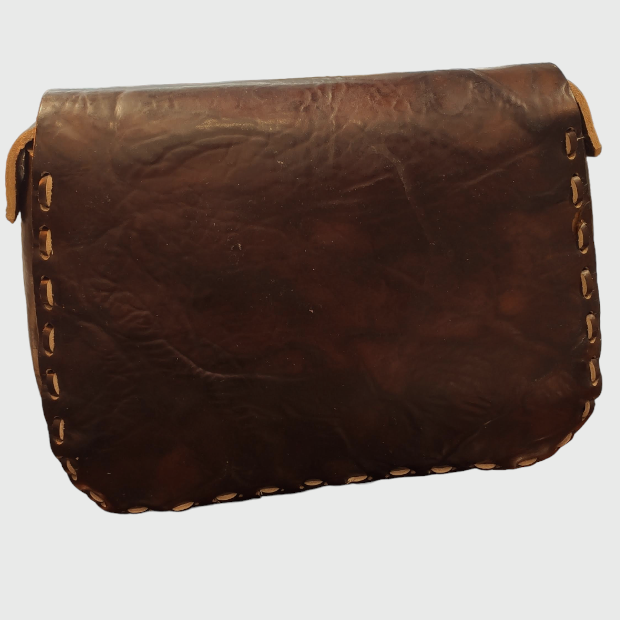 Borsa donna, borsa in pelle, vera pelle, Bomboniera Marrone, artigianato italiano, Pelletteria Pelle Nuda