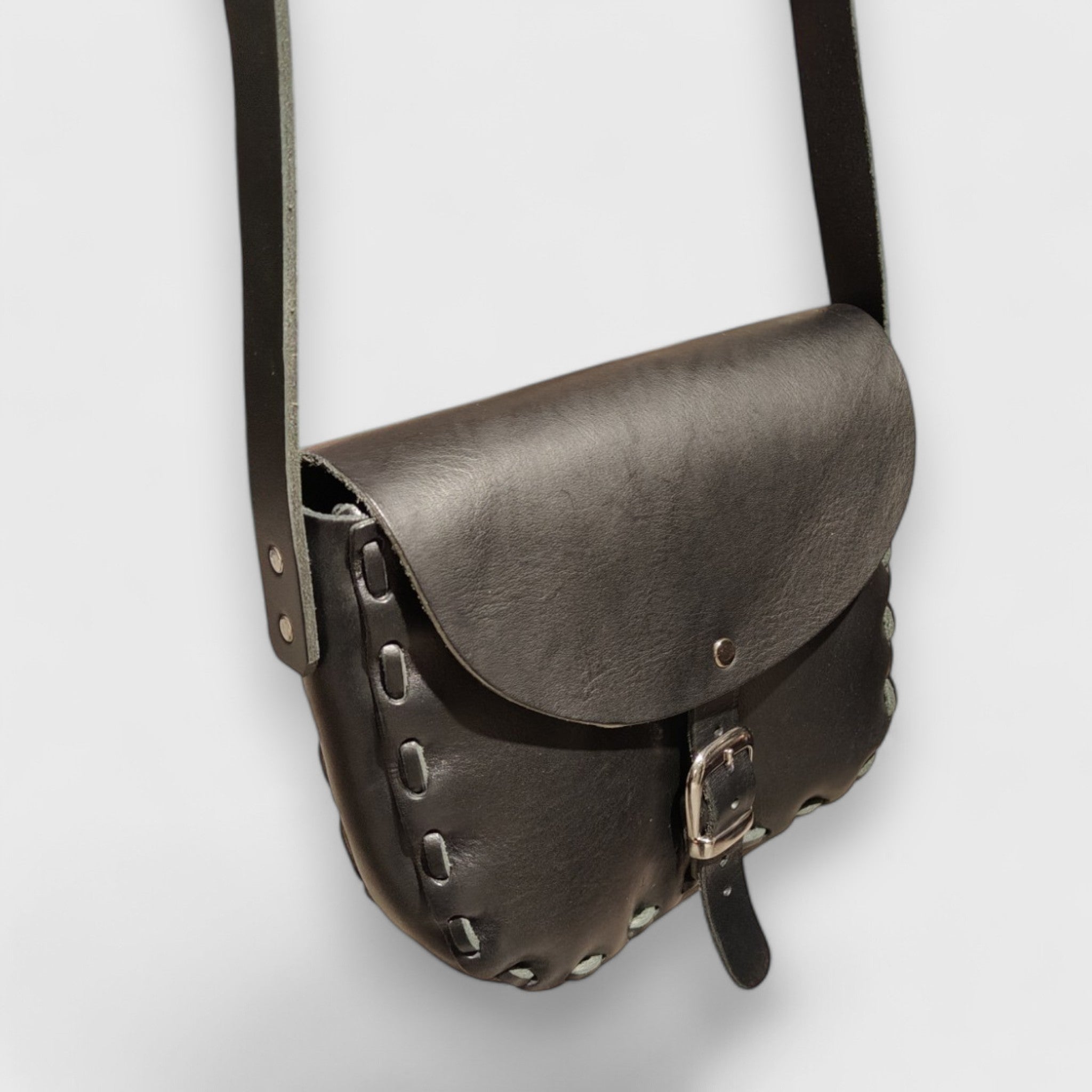 Pelletteria Pelle Nuda Milano, vera pelle, borsa donna, Artigianato Italiano, Bomboniera nero