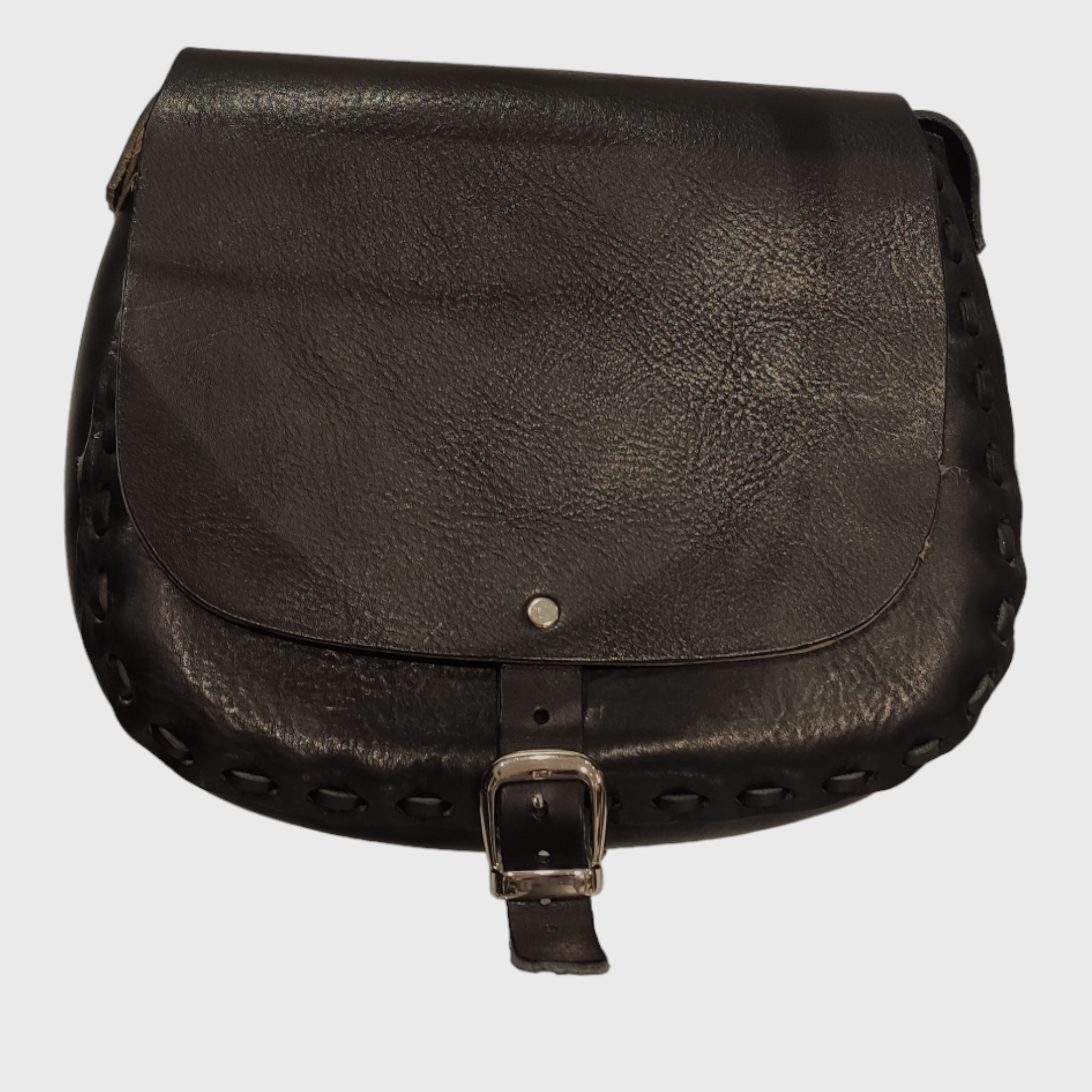 Borsa donna, borsa in pelle, vera pelle, Bomboniera Nero, artigianato italiano, Pelle Nuda