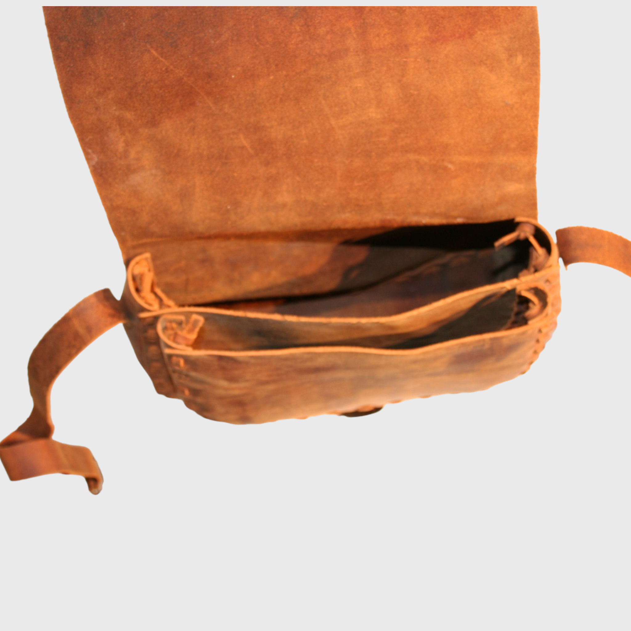 Borsa donna, borsa in pelle, vera pelle, Bomboniera con tasca Cuoio, artigianato italiano, Pelle Nuda