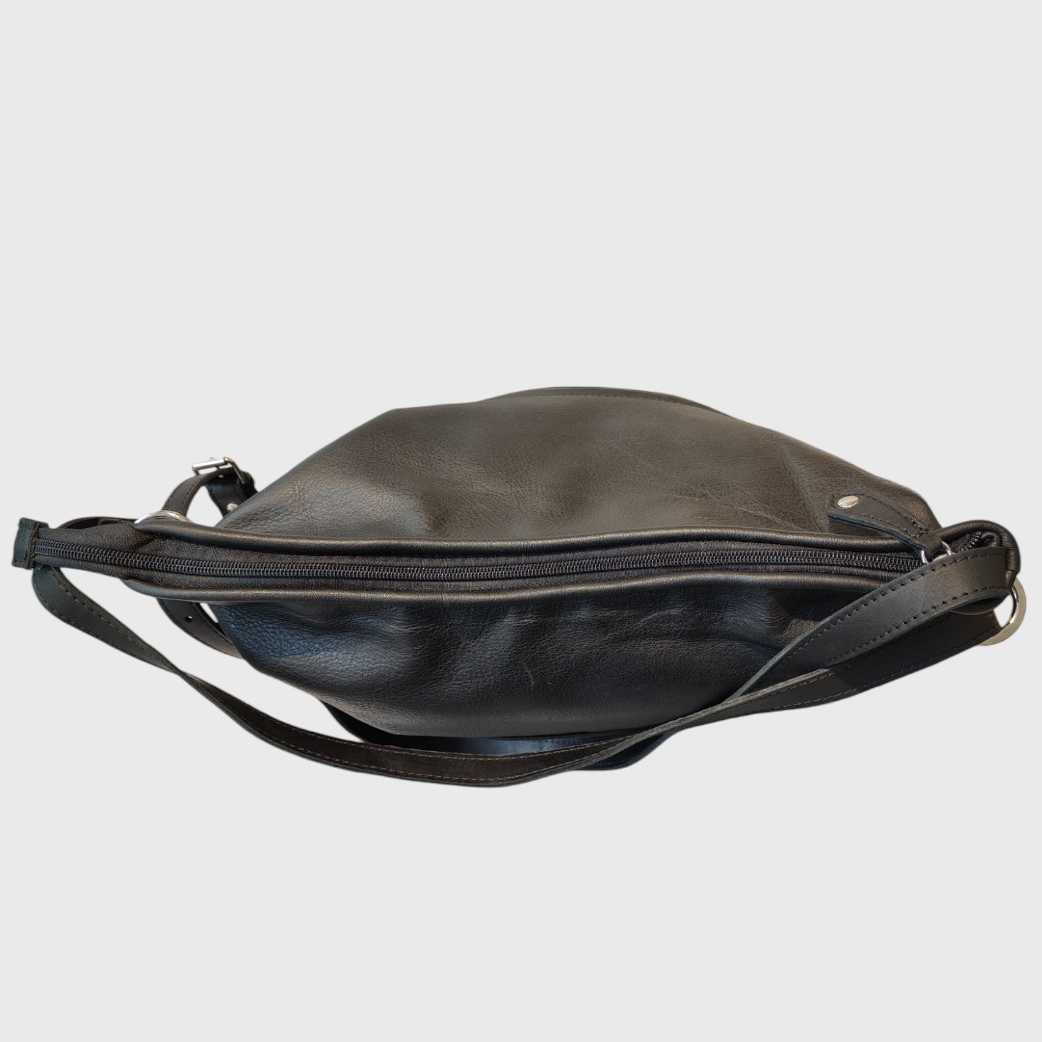 Pelletteria Pelle Nuda Milano, Artigianato italiano, Borsa zaino nero, Borsa donna, vera pelle