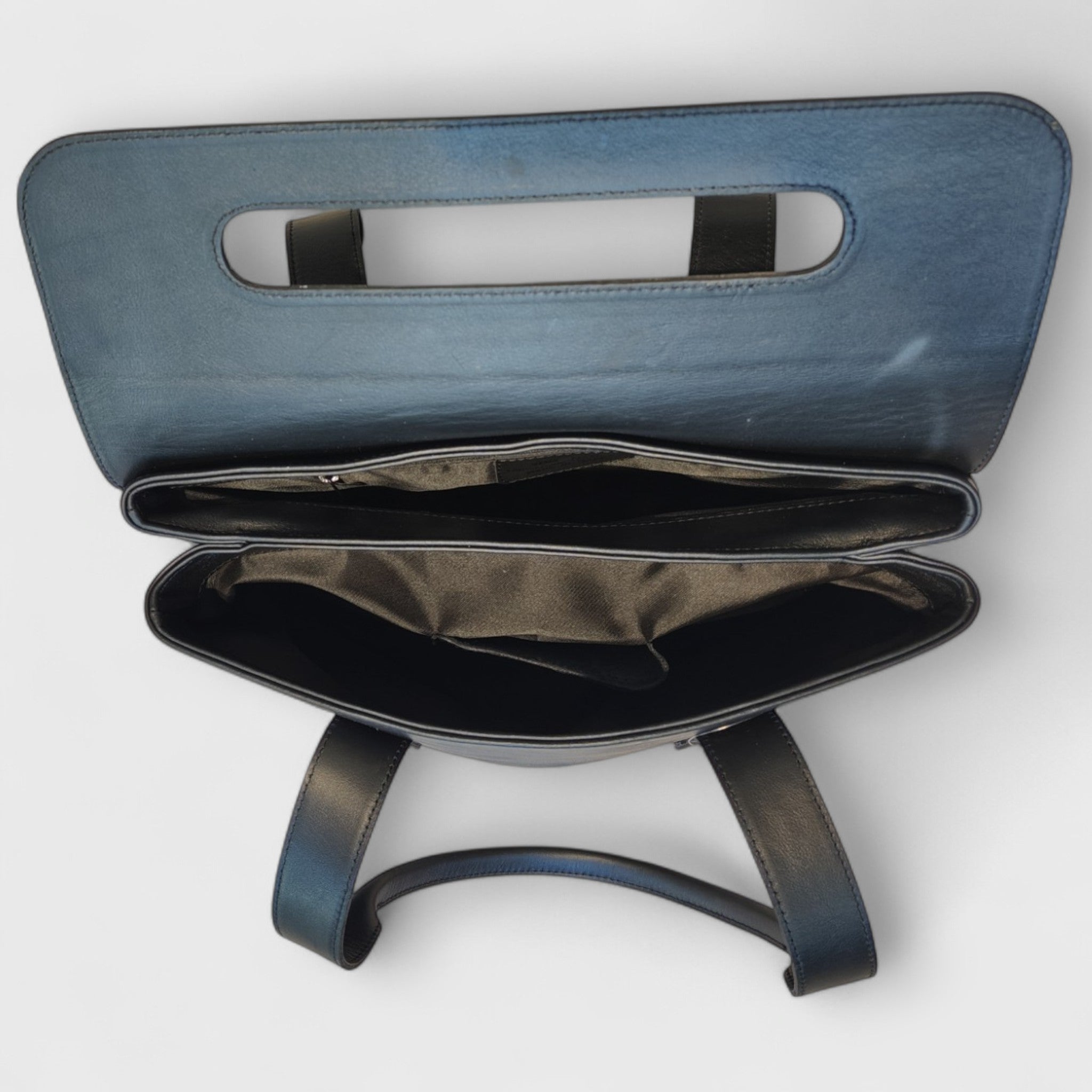 Pelletteria Pelle Nuda Milano, Artigianato Italiano, Vera Pelle, Negozio borse donna, Chiara media bianco nero