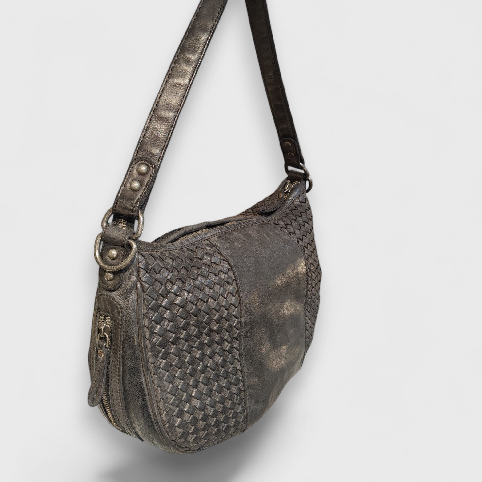 Pelletteria Pelle Nuda Milano, Artigianato Italiano, Vera pelle, Negozio borse donna, Corinna nero