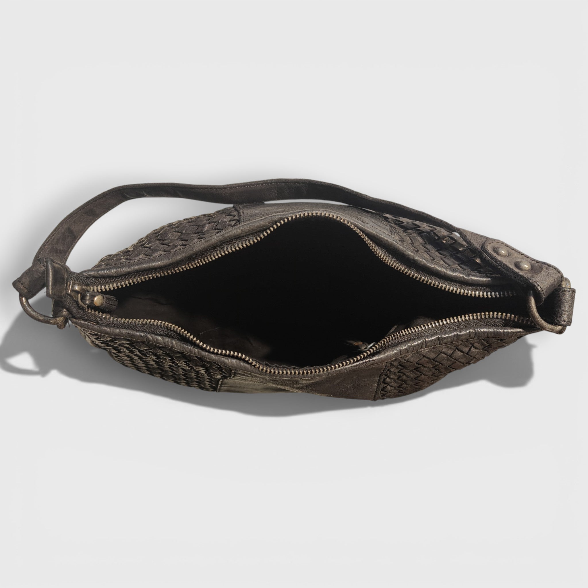 Pelletteria Pelle Nuda Milano, Artigianato Italiano, Vera pelle, Negozio borse donna, Corinna nero