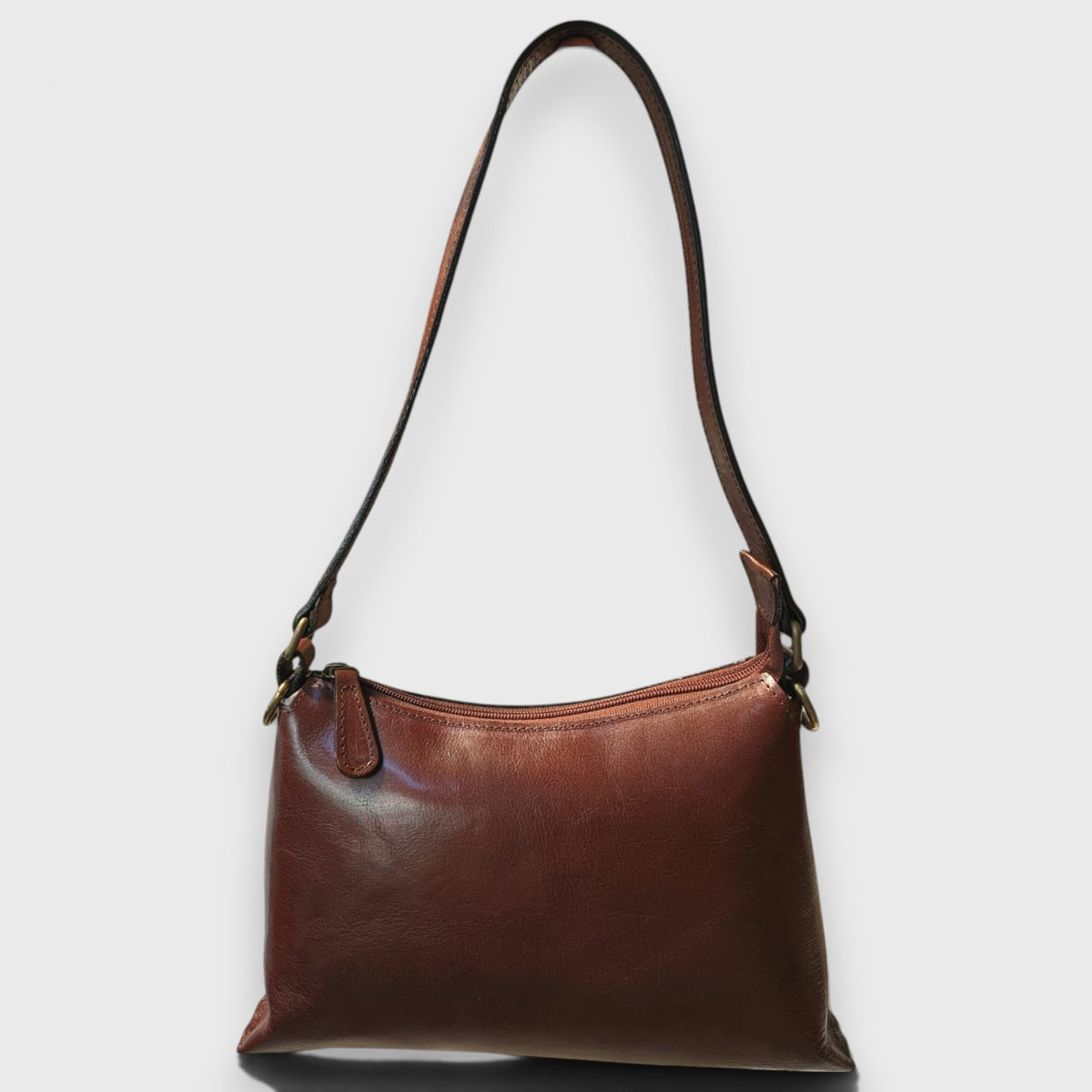 Pelletteria Pelle Nuda Milano, Vera pelle Italiana, Negozio borse donna, Dalila marrone