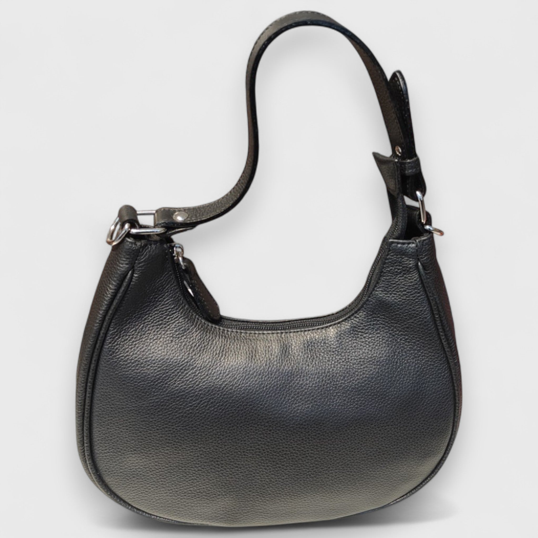 Pelletteria Pelle Nuda Milano, Artigianato Italiano, Vera pelle, Negozio borse donna, Dalila nero