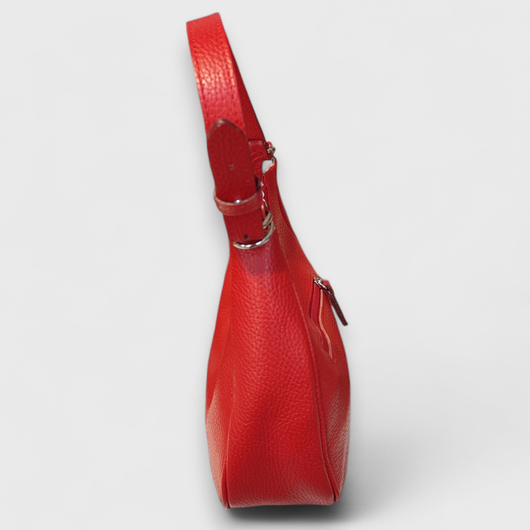 Pelletteria Pelle Nuda Milano, Artigianato Italiano, Vera pelle, Negozio borse donna, Dalila rosso