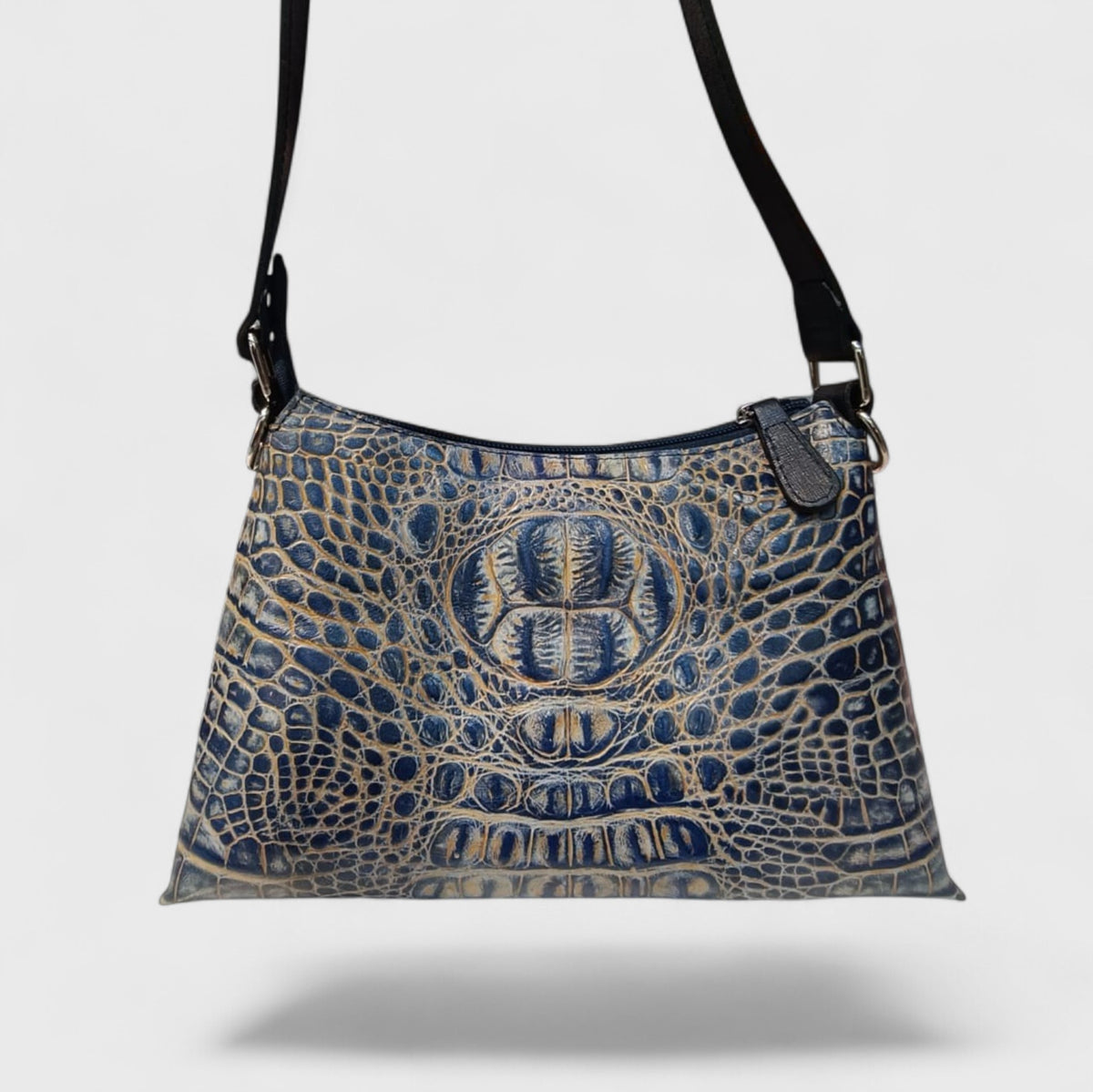Pelletteria Pelle Nuda MIlano, Vera pelle italiana, Negozio borse donna, Dalila blu cocco