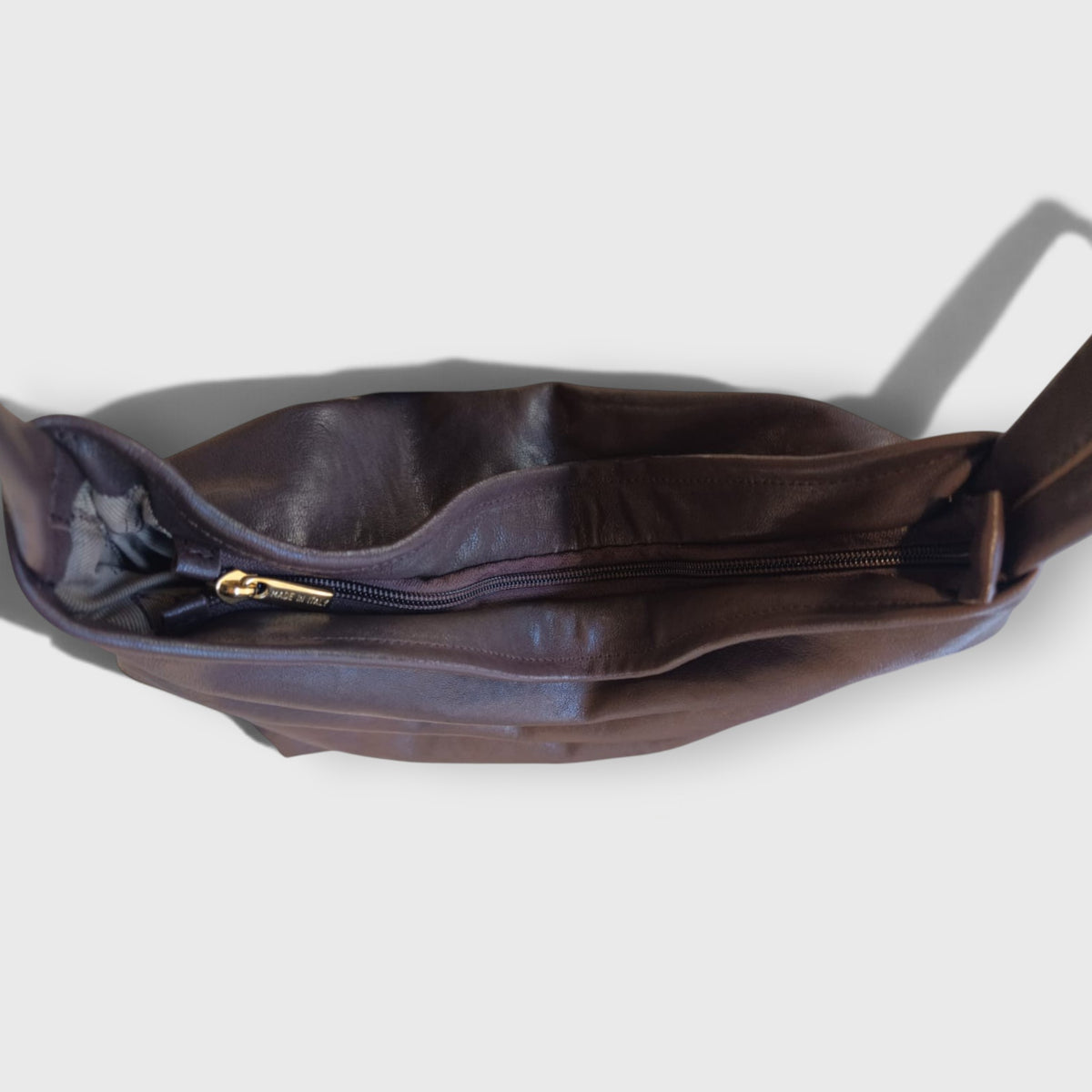Pelletteria Pelle Nuda Milano, Vera pelle Italiana, Negozio borse donna, Elettra marrone