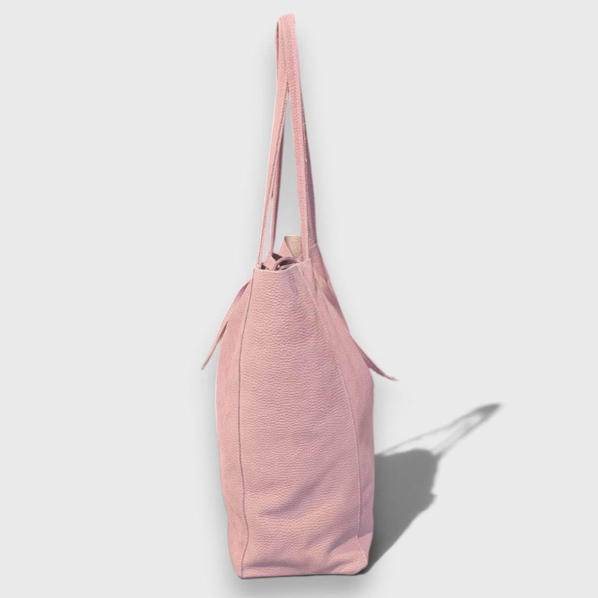 Pelletteria Pelle Nuda Milano, vera pelle italiana, Negozio borse donna, Giulia nabuk rosa