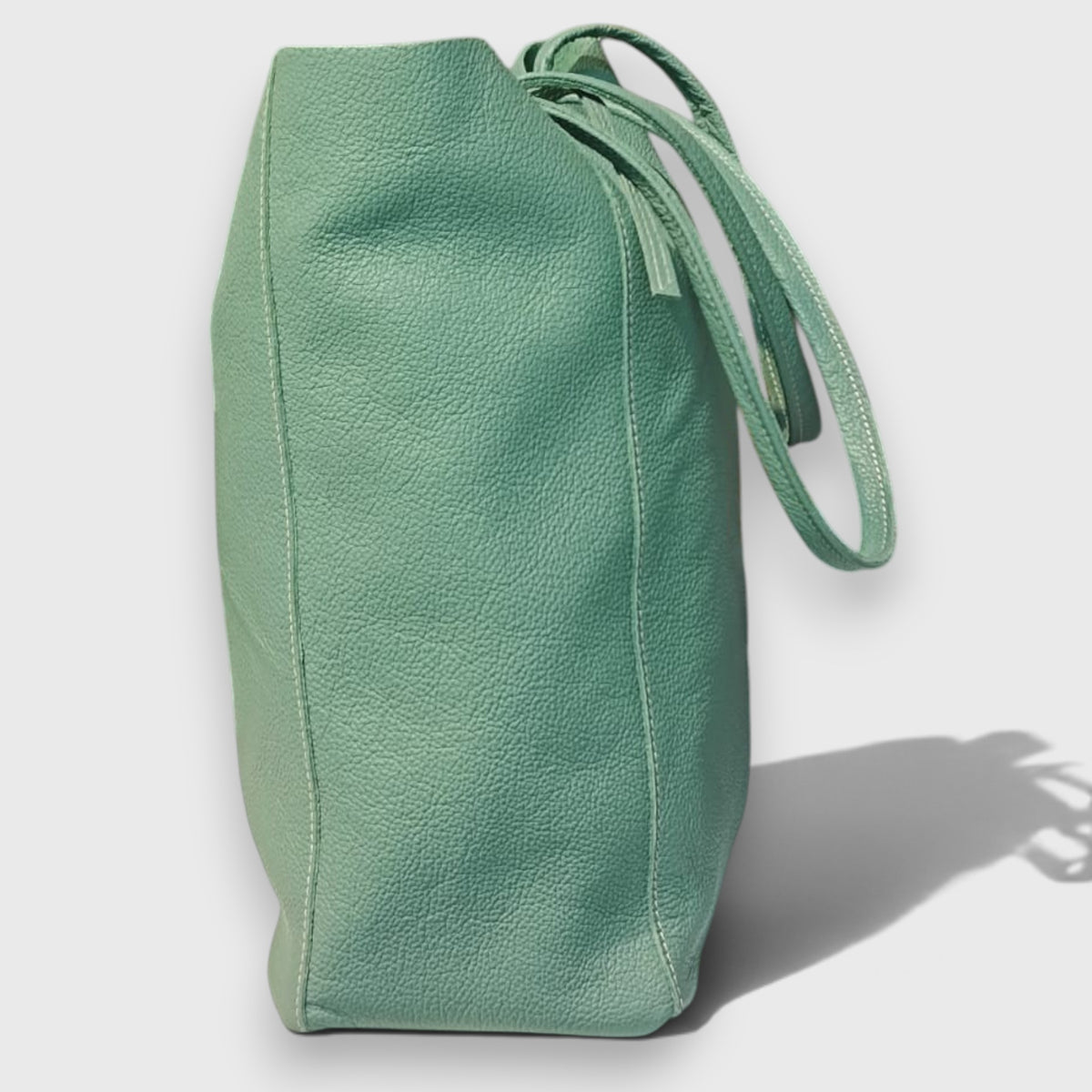 Pelletteria Pelle Nuda Milano, vera pelle italiana, Negozio borse donna, Giulia verde