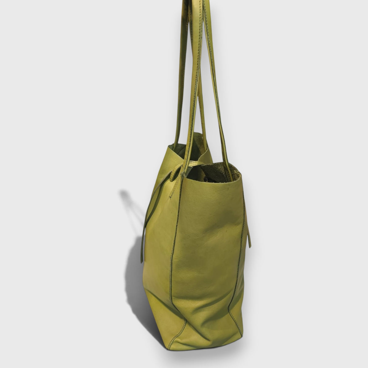 Pelletteria Pelle Nuda Milano, Vera pelle Italiana, Negozio borse donna, Giulia verde oliva