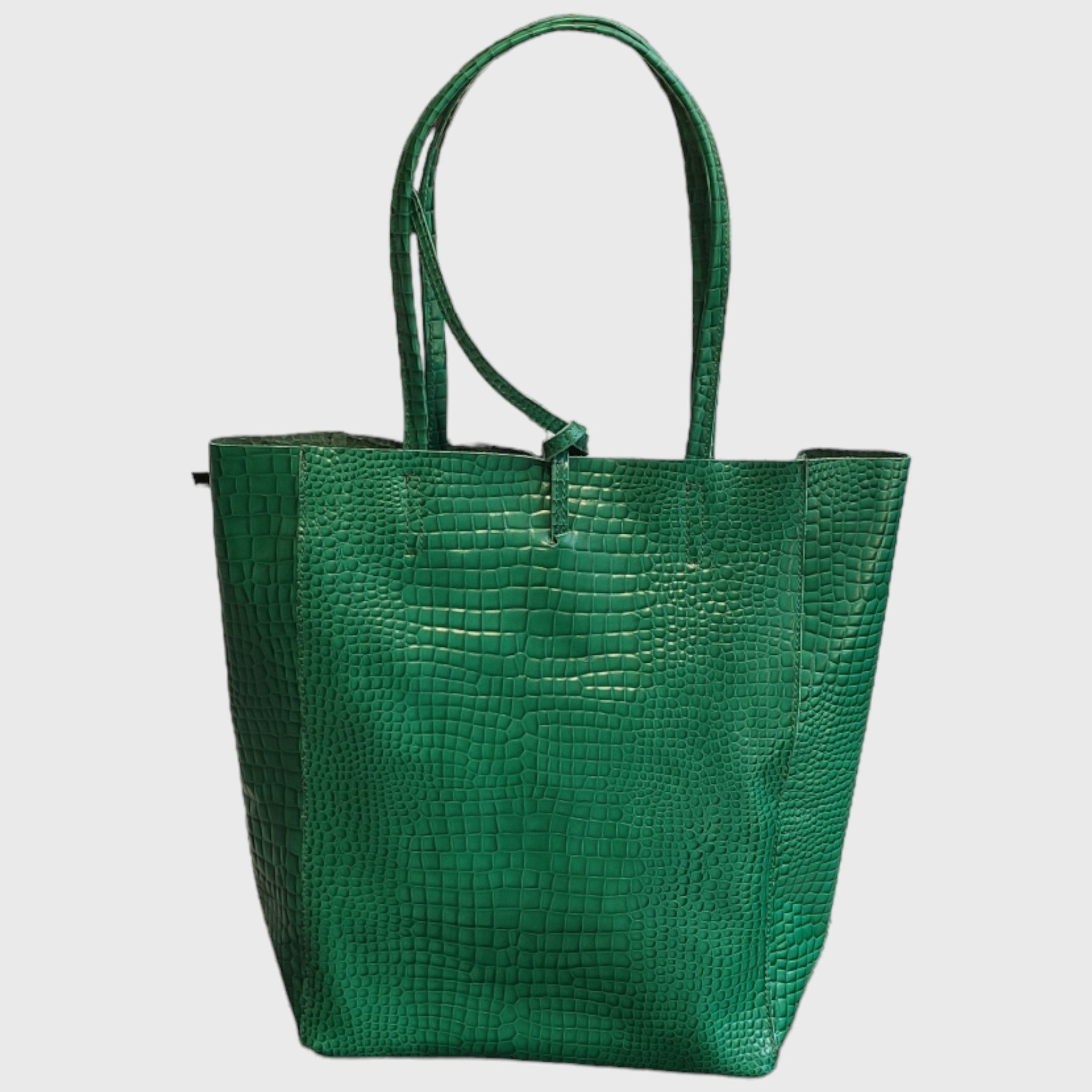 Pelletteria Pelle Nuda Milano, Vera Pelle, Artigianato italiano, borsa donna, Giulia verde