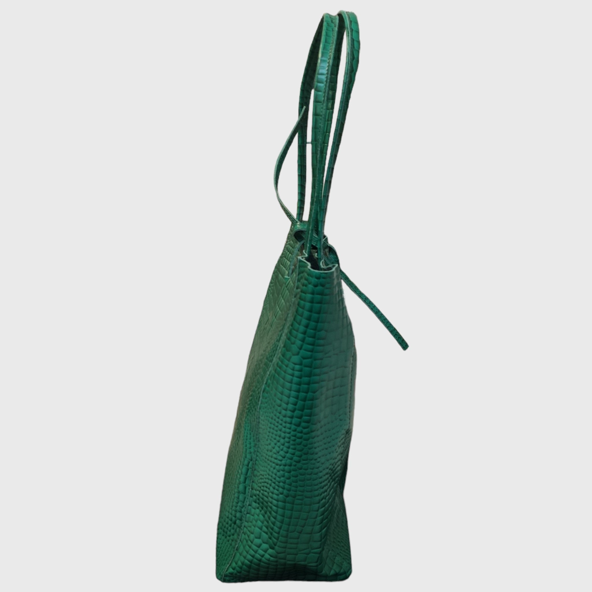 Pelletteria Pelle Nuda Milano, Vera Pelle, Artigianato italiano, borsa donna, Giulia verde
