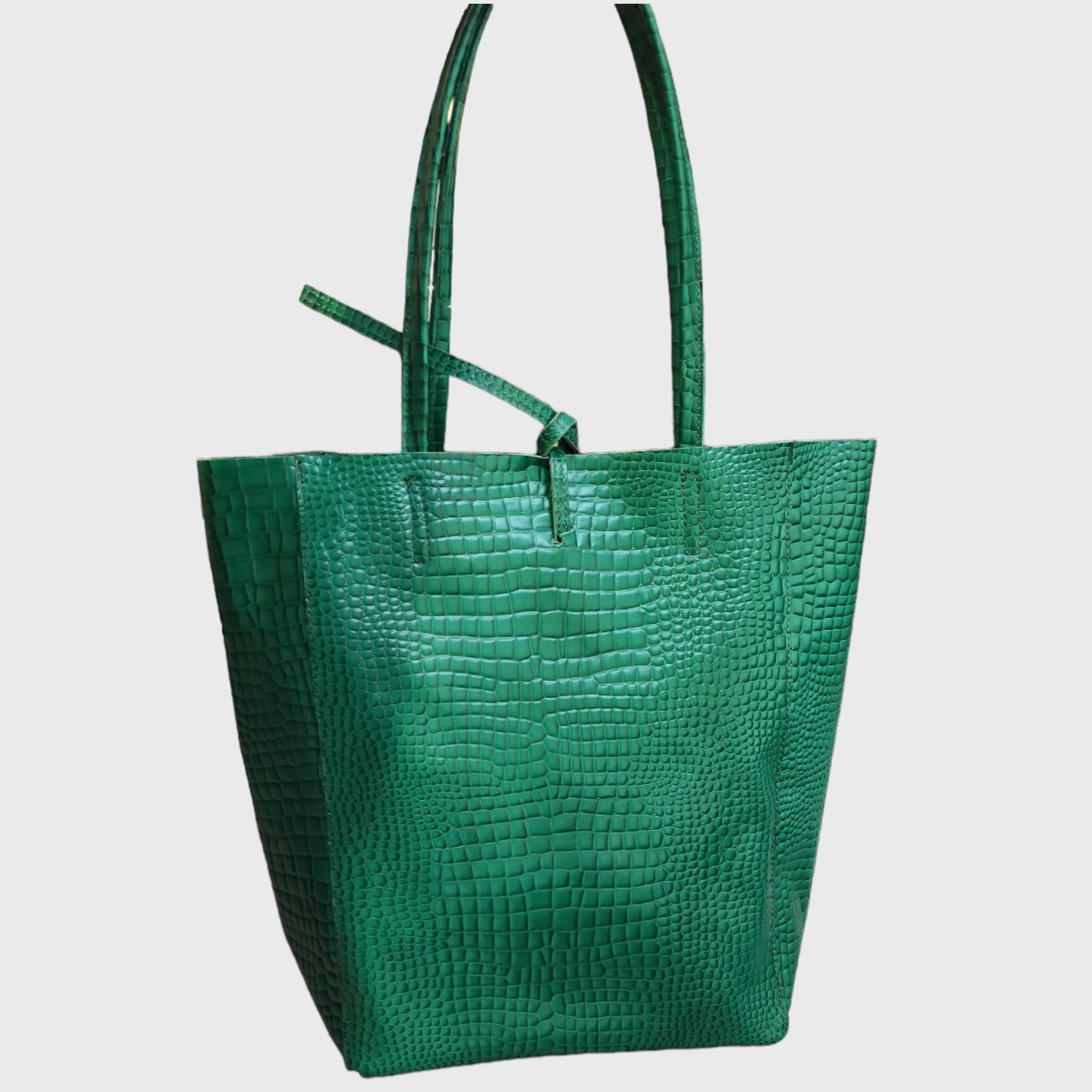 Pelletteria Pelle Nuda Milano, Vera Pelle, Artigianato italiano, borsa donna, Giulia verde