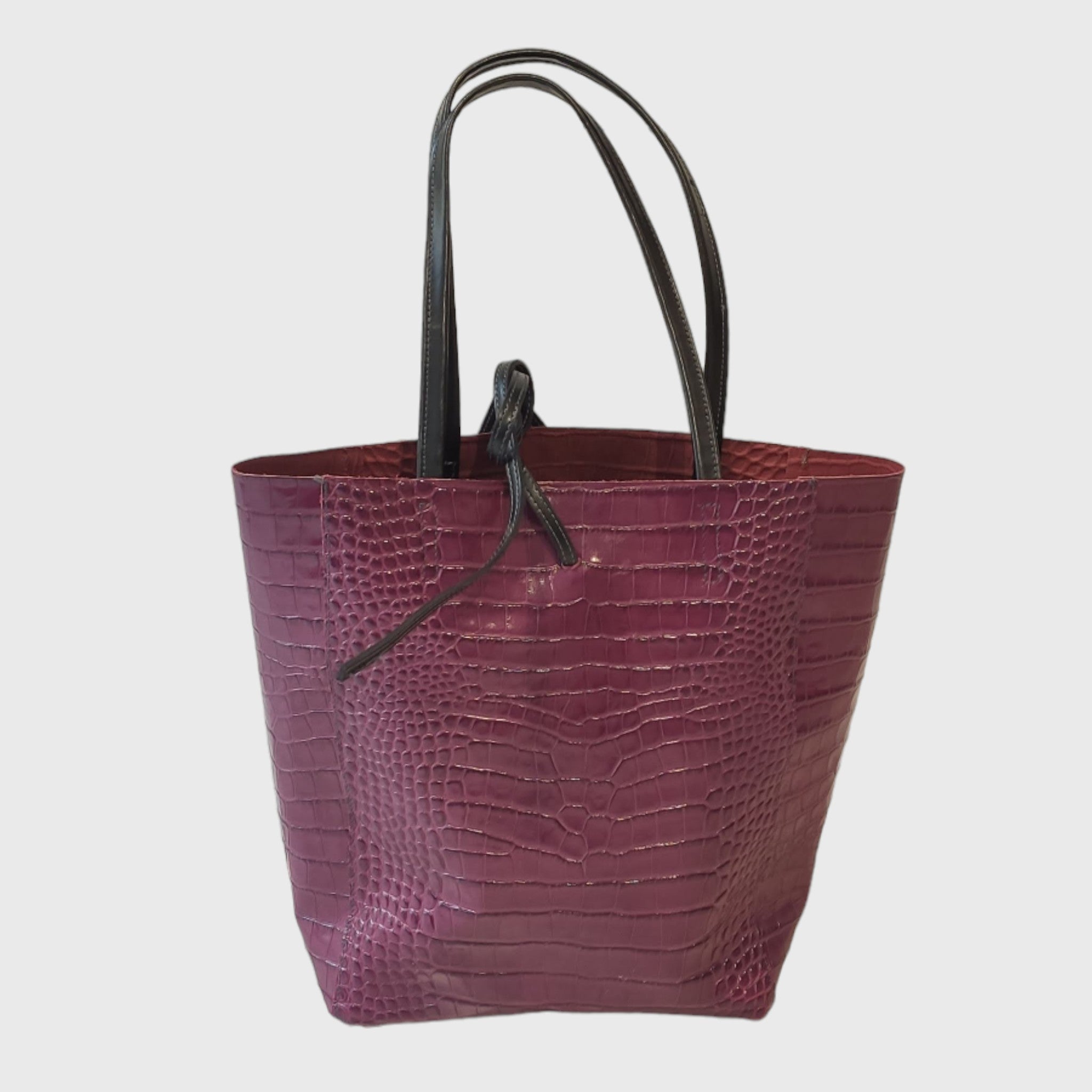 Borsa donna, shopper in pelle, vera pelle, Giulia viola, artigianato italiano, Pelle Nuda,borse in pelle artigianali, borse in pelle