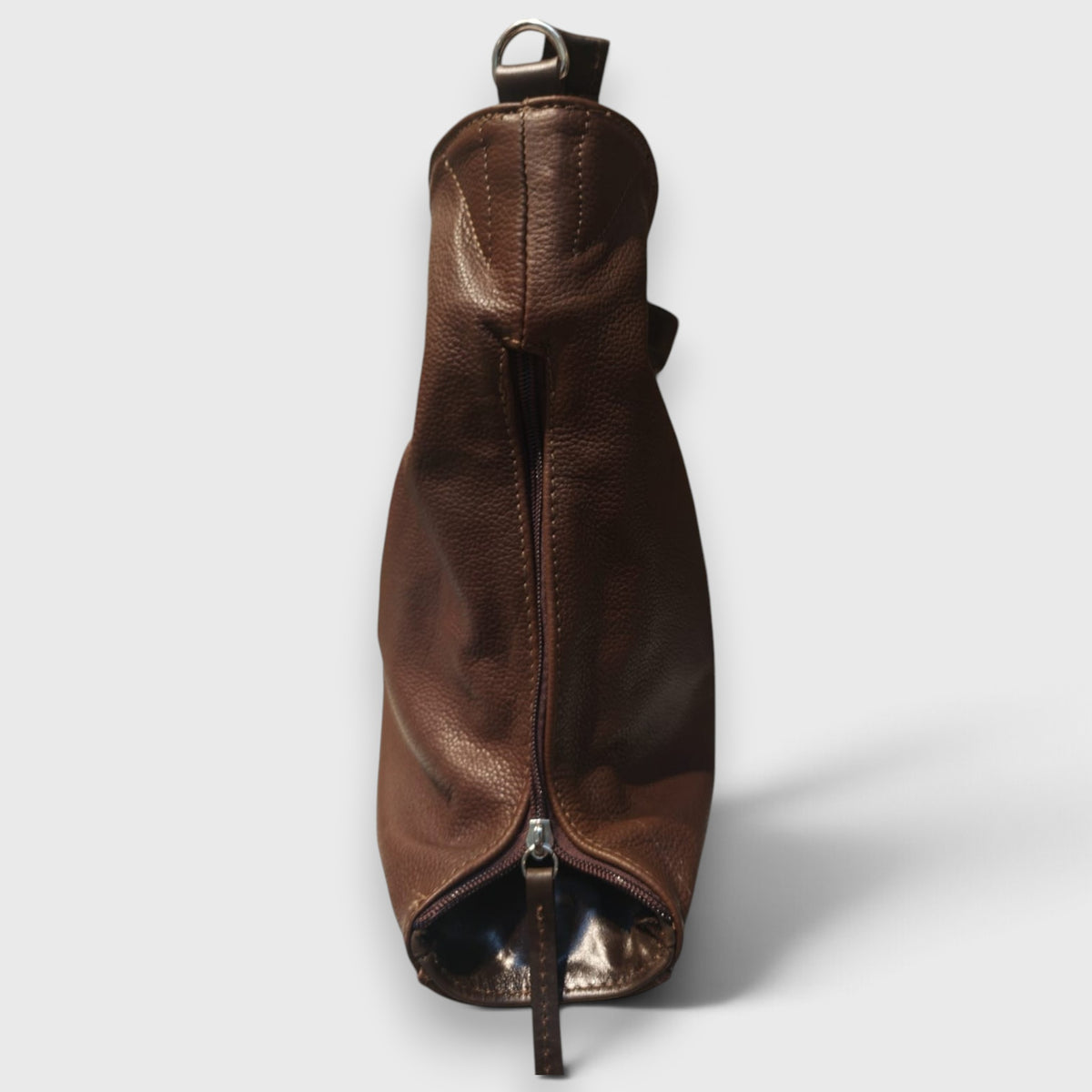 Pelletteria Pelle Nuda Milano, vera pelle italiana, Negozio borse donna, Greta marrone