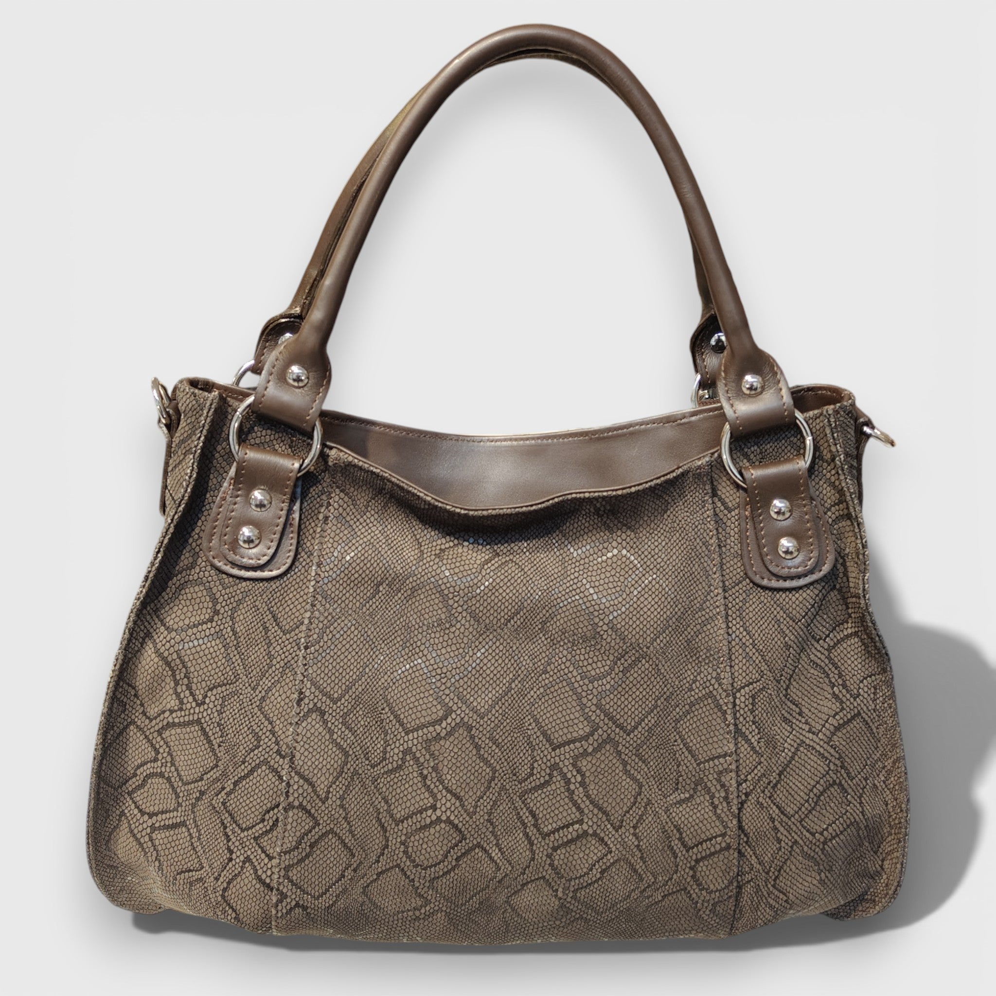 Pelletteria Pelle Nuda Milano, Atigianato italiano, vera pelle, Negozio borse donna, Lavinia marrone