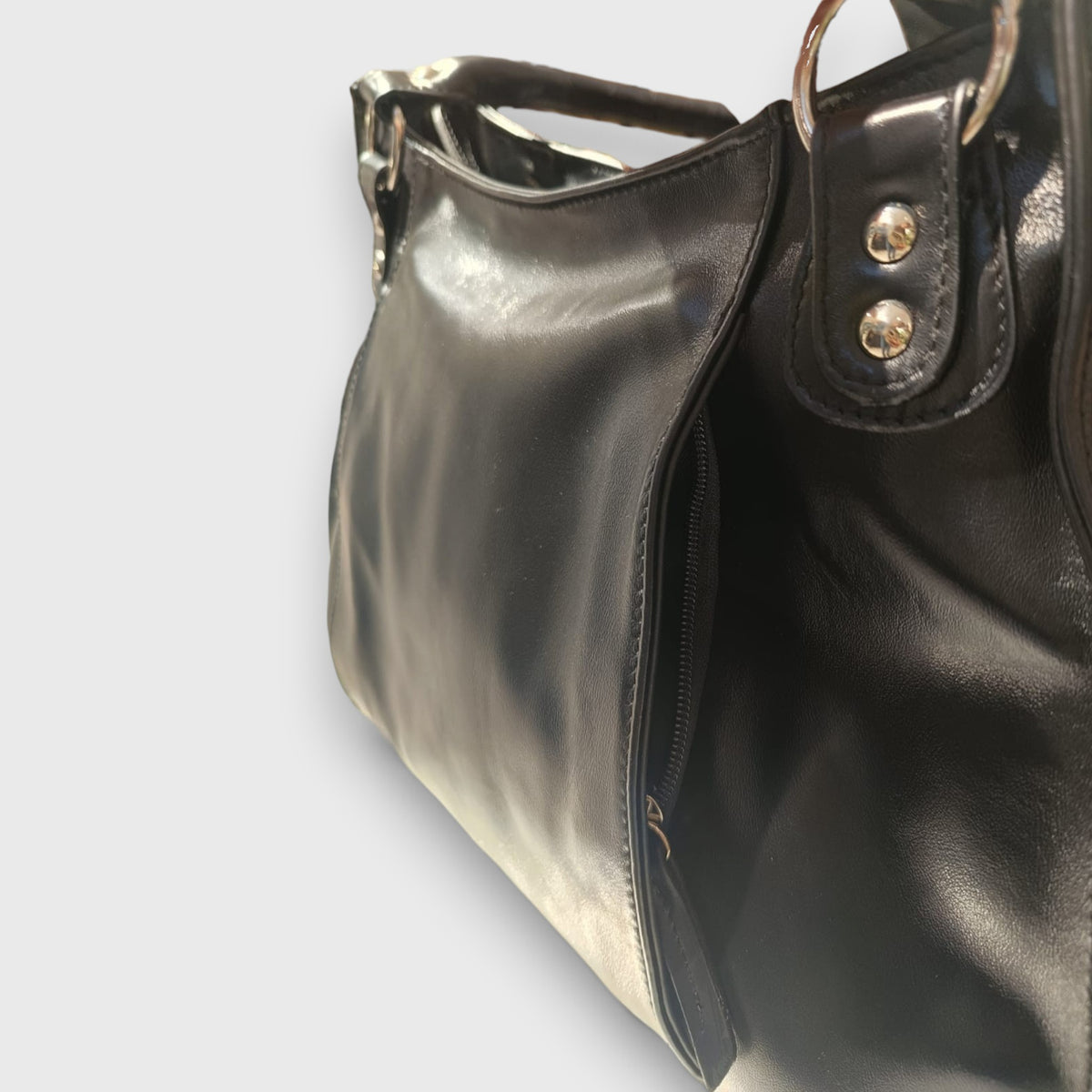 Pelletteria Pelle Nuda Milano, Vera pelle italiana, Negozio borse donna, Lavinia nero