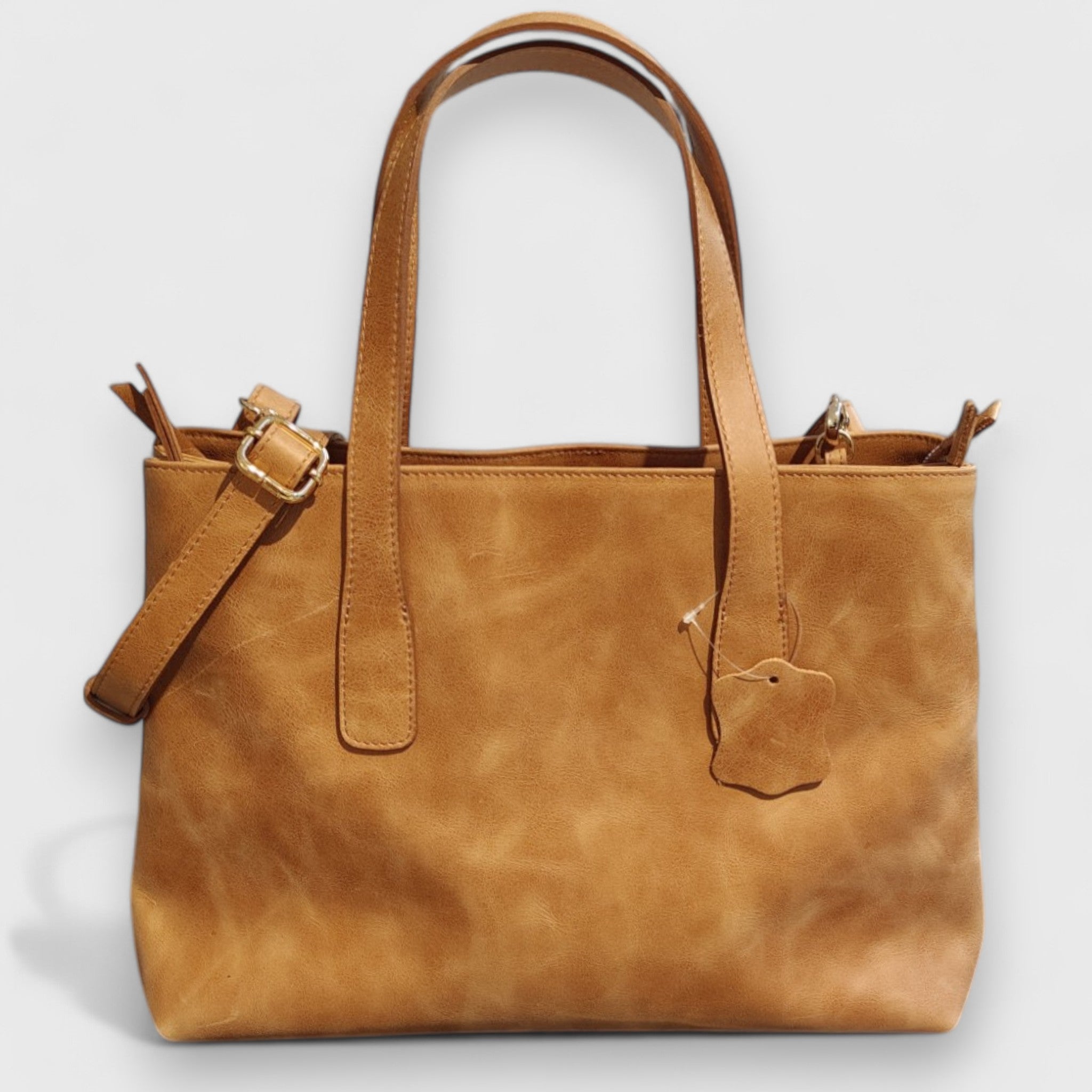 Pelletteria Pelle Nuda Milano, Artigianato italiano, vera pelle, borsa donna, Linda marrone