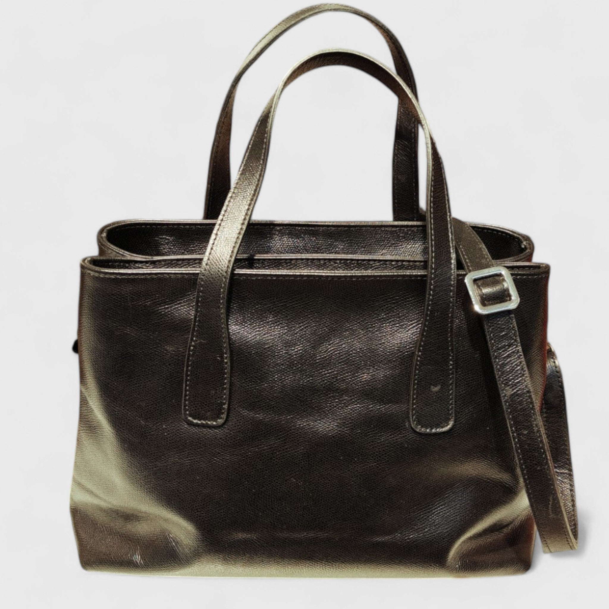 Pelletteria Pelle Nuda Milano, Artigianato Italiano, vera pelle, Negozio borse donna, Linda nero