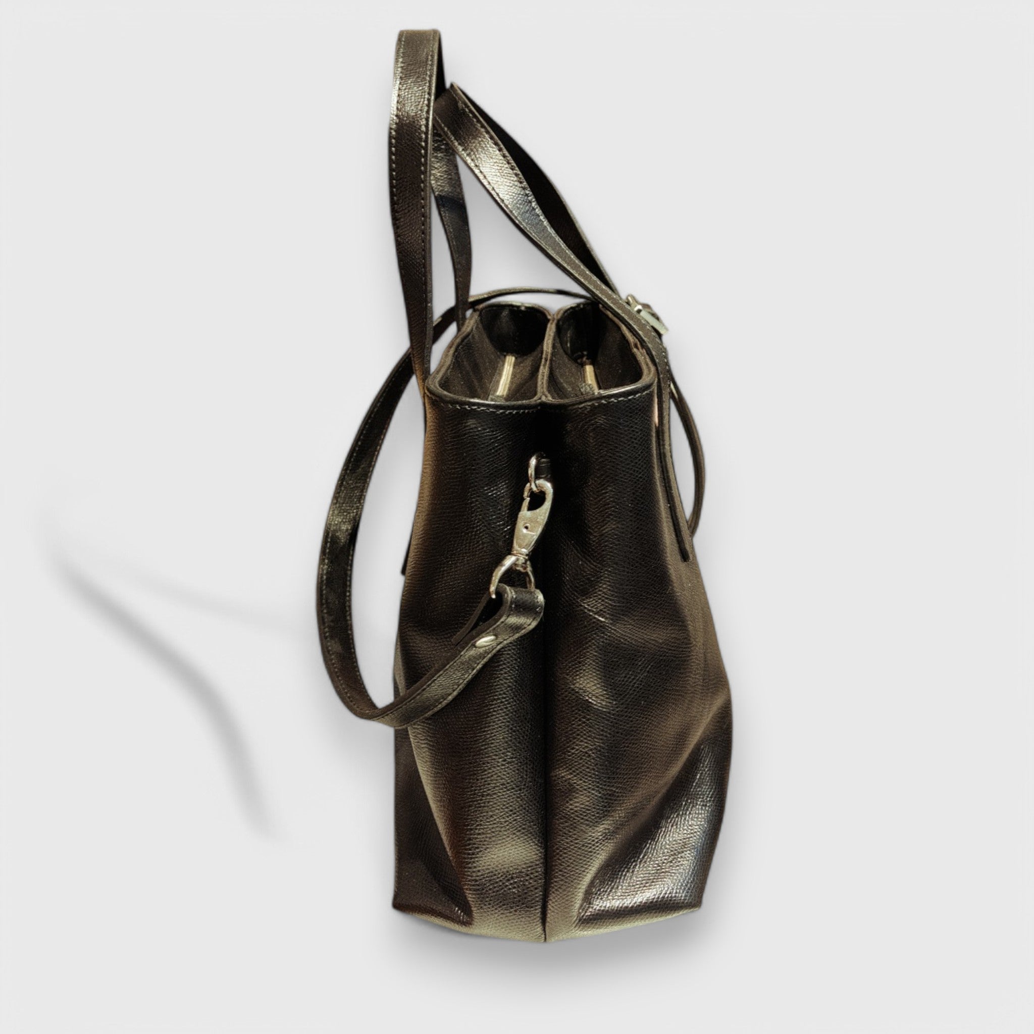 Pelletteria Pelle Nuda Milano, Artigianato Italiano, vera pelle, Negozio borse donna, Linda nero