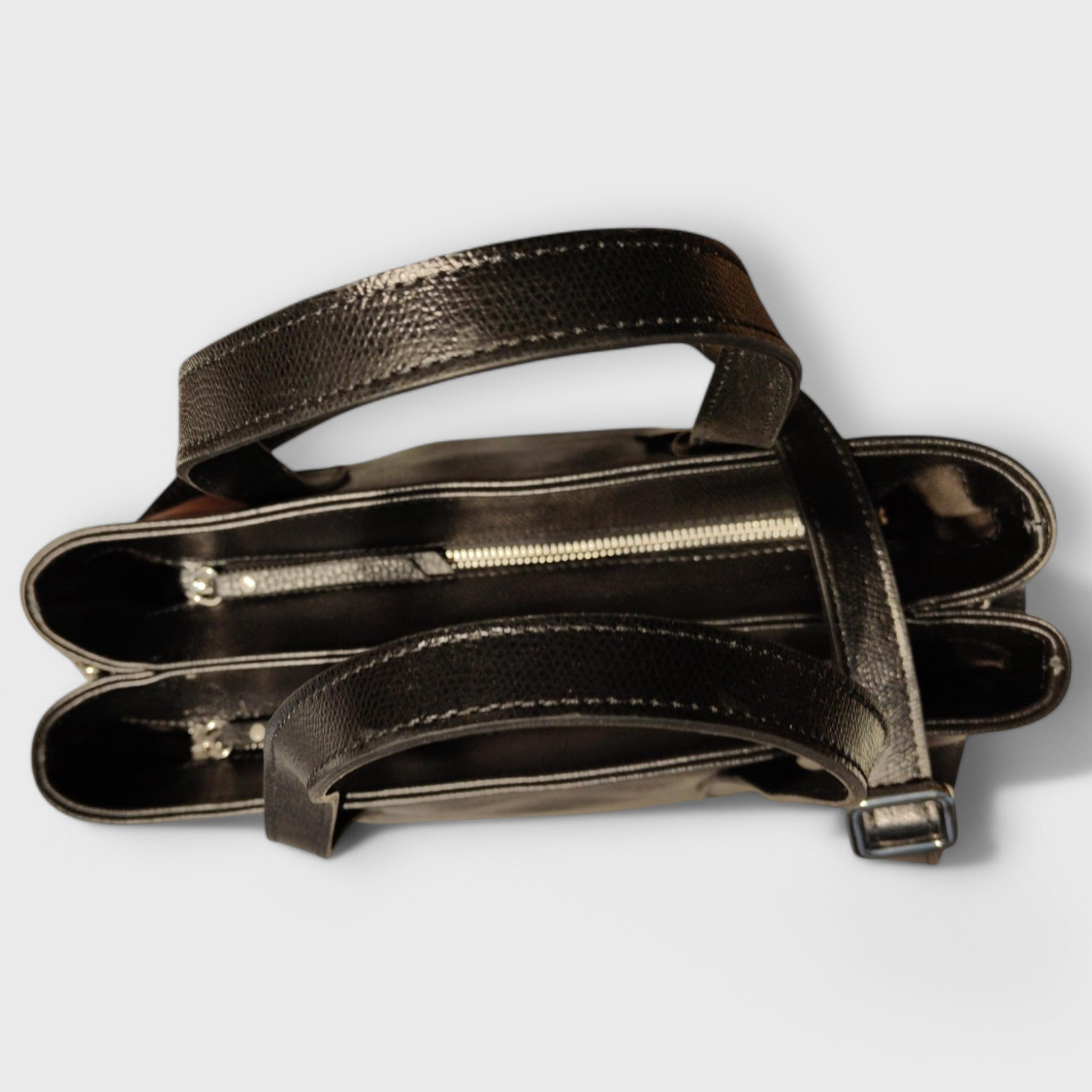 Pelletteria Pelle Nuda Milano, Artigianato Italiano, vera pelle, Negozio borse donna, Linda nero