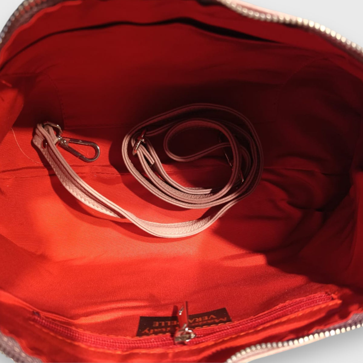 Pelletteria Pelle Nuda Milano, Vera pelle Italiana, Negozio borse donna, Lorenza rosa
