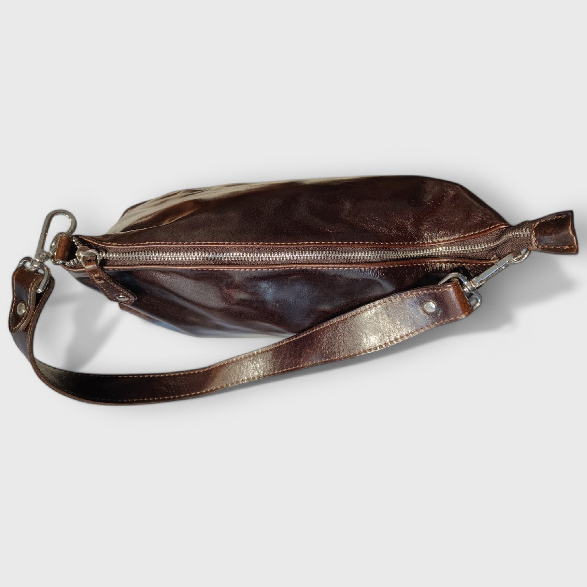 Pelletteria Pelle Nuda Milano, Artigianato Italiano, Vera pelle, Negozio Borse donna, Lorenza testa di moro