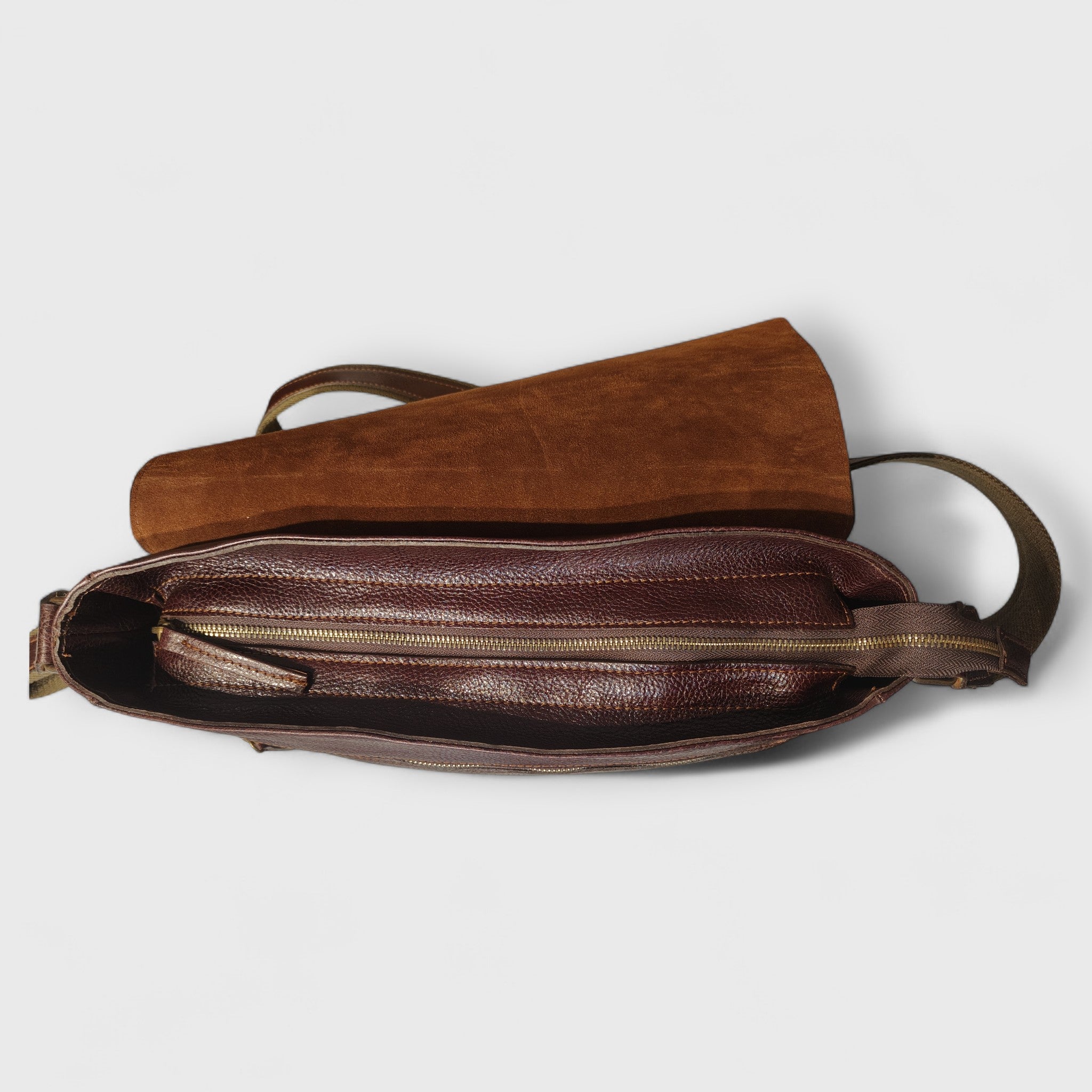 Pelle Nuda Milano, Artigianato Italiano, Vera Pelle, Negozio borse uomo donna, Maestro marrone