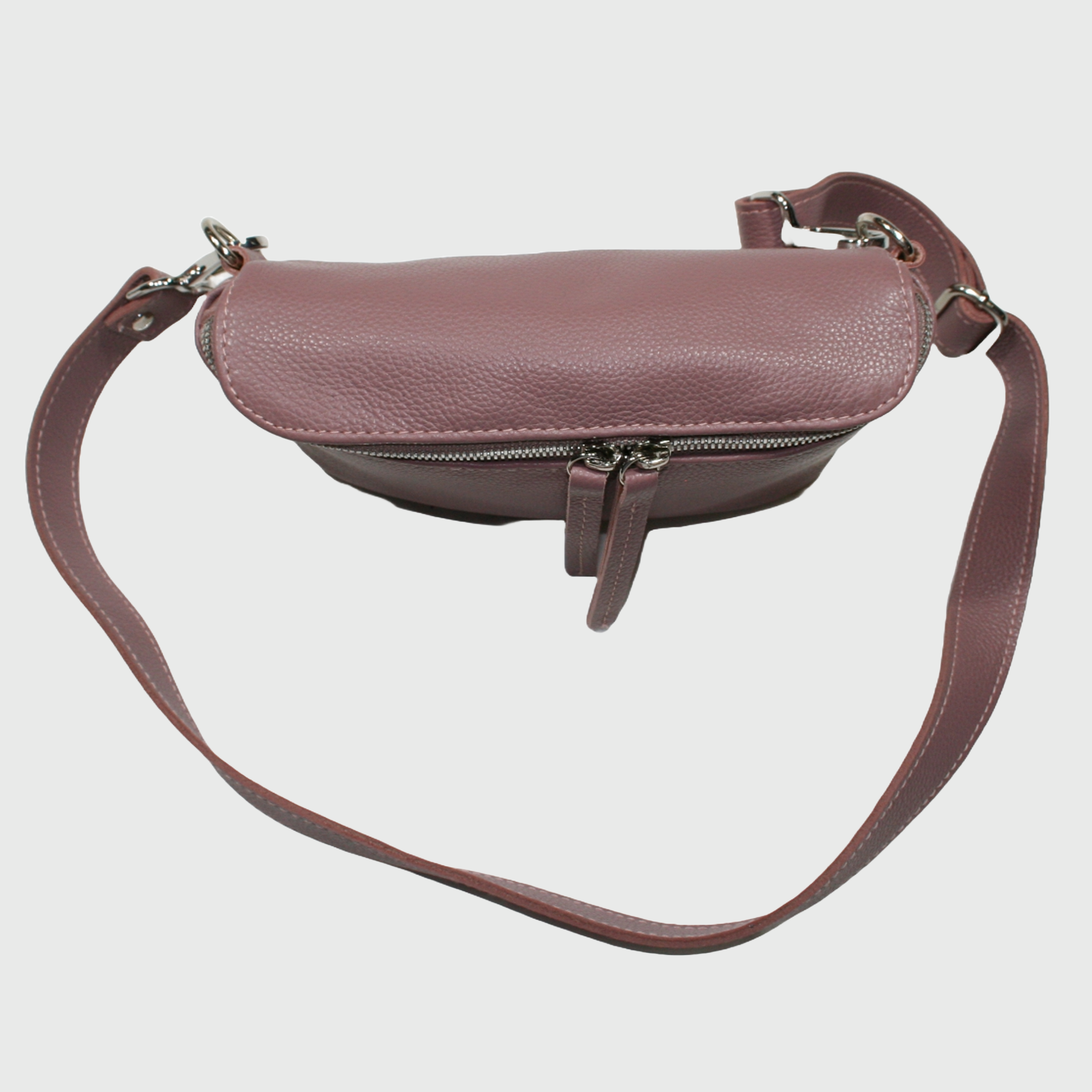 Borsa donna, borsa in pelle, vera pelle, Marsupio Nero, artigianato italiano, Pelle Nuda