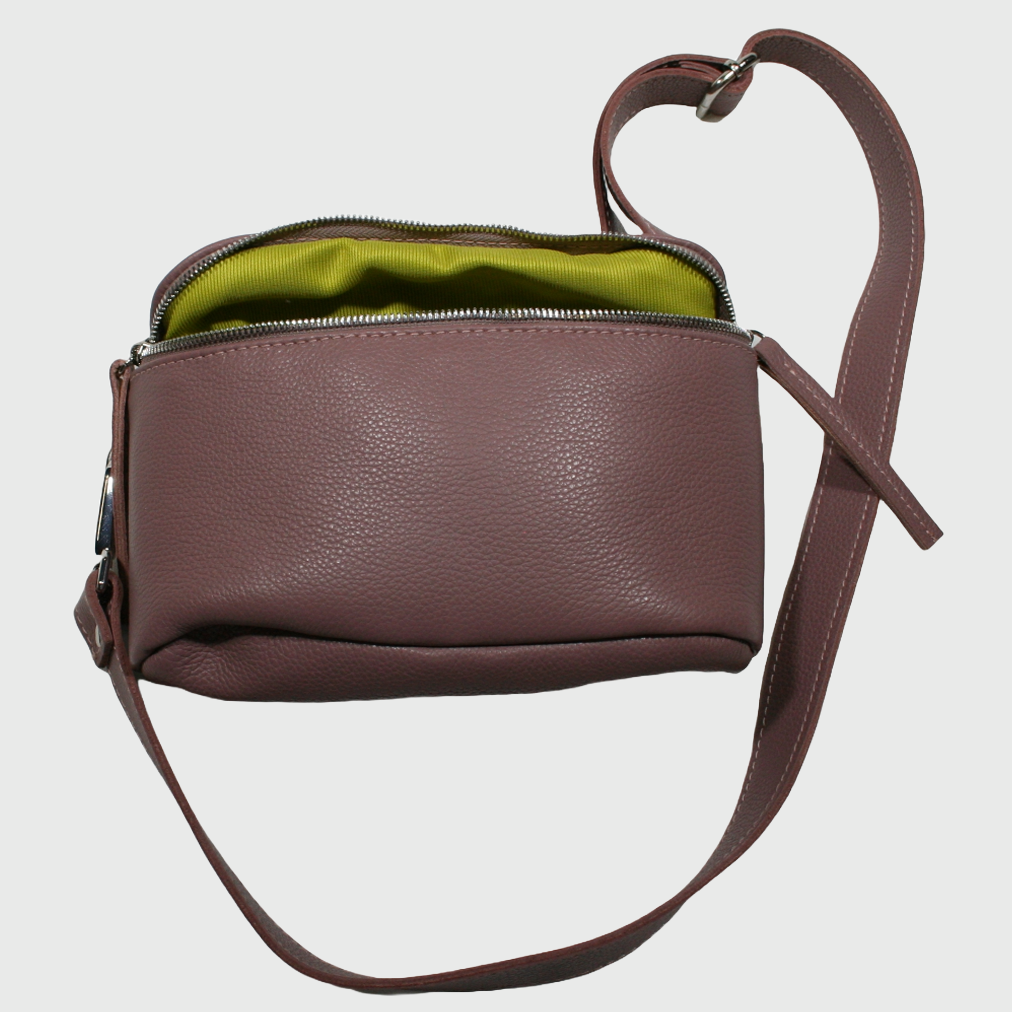 Borsa donna, borsa in pelle, vera pelle, Marsupio Nero, artigianato italiano, Pelle Nuda