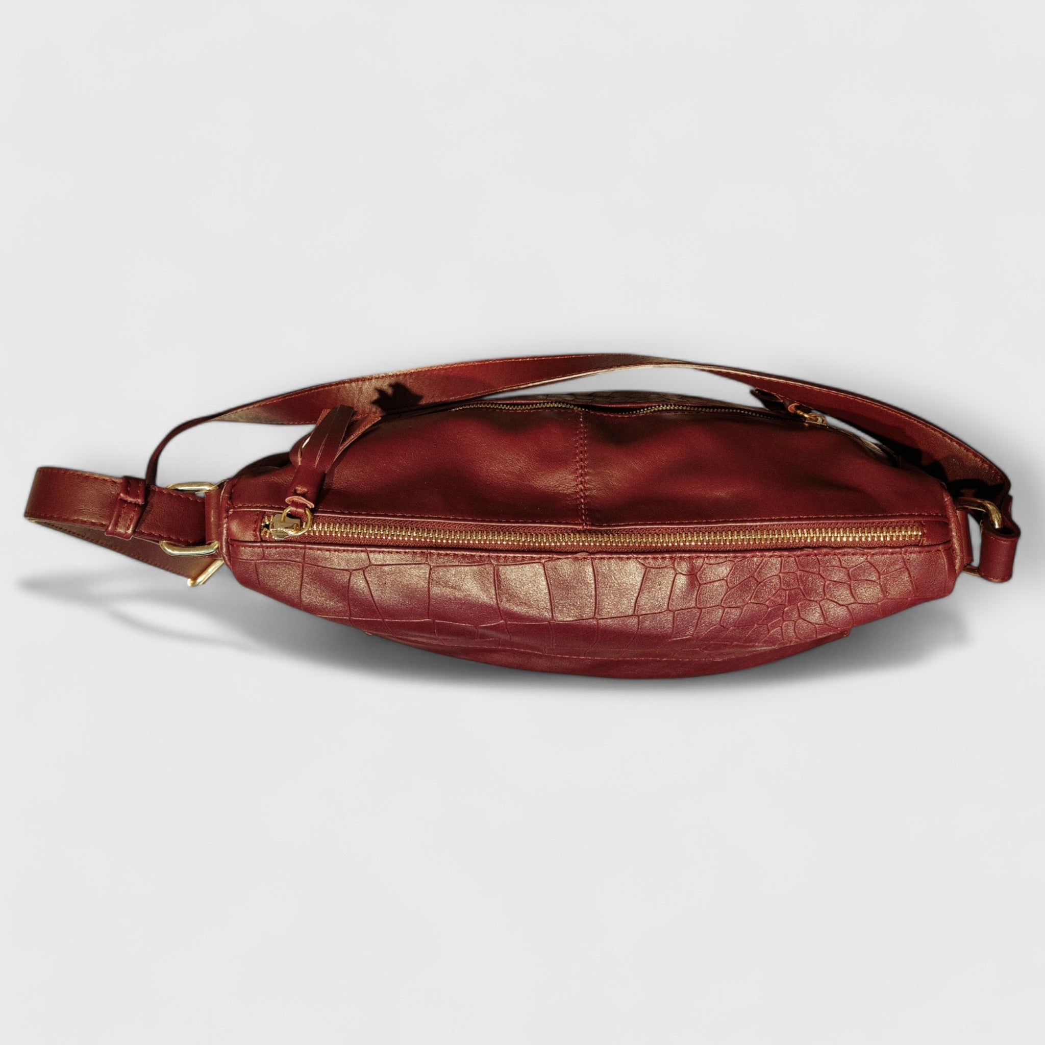 Pelletteria Pelle Nuda Milano, artigianato italiano, vera pelle, Negozio borse donna, Marta bordeaux